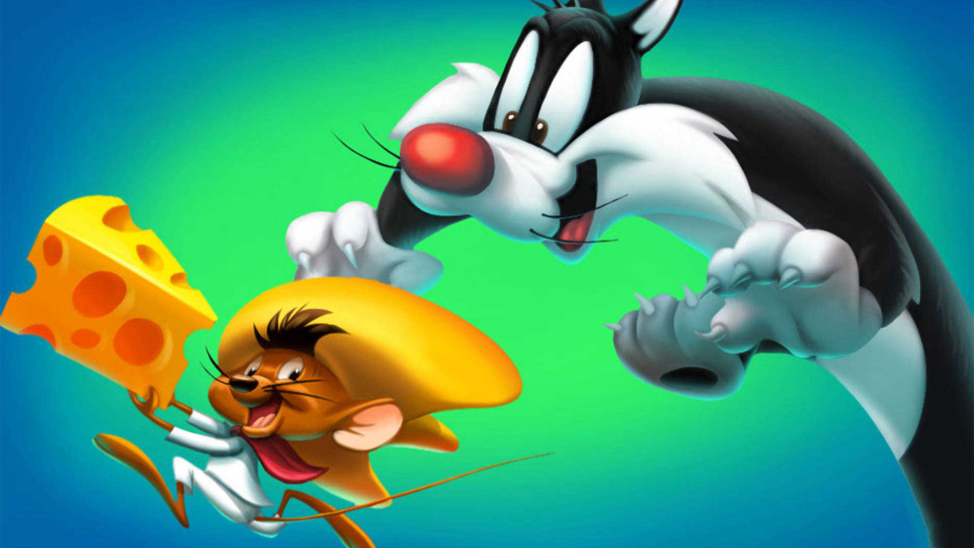 Sylvester And Speedy Gonzales Background