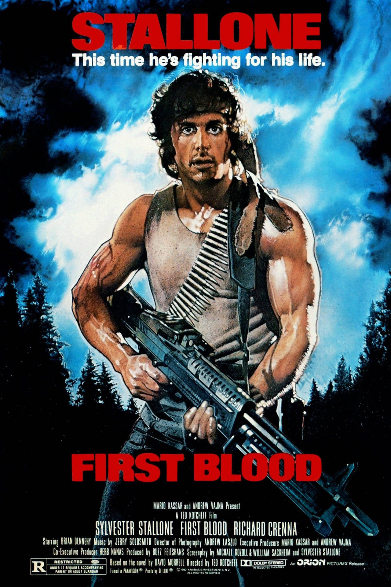 Sylvester Stallone As Rambo Background