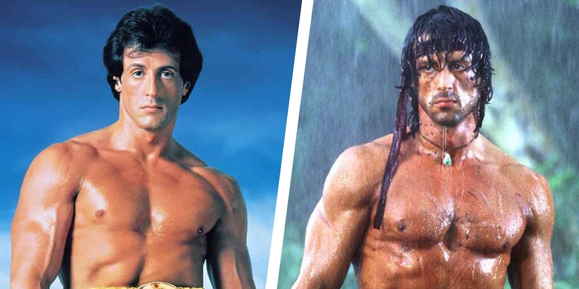 Sylvester Stallone Rocky Rambo Background