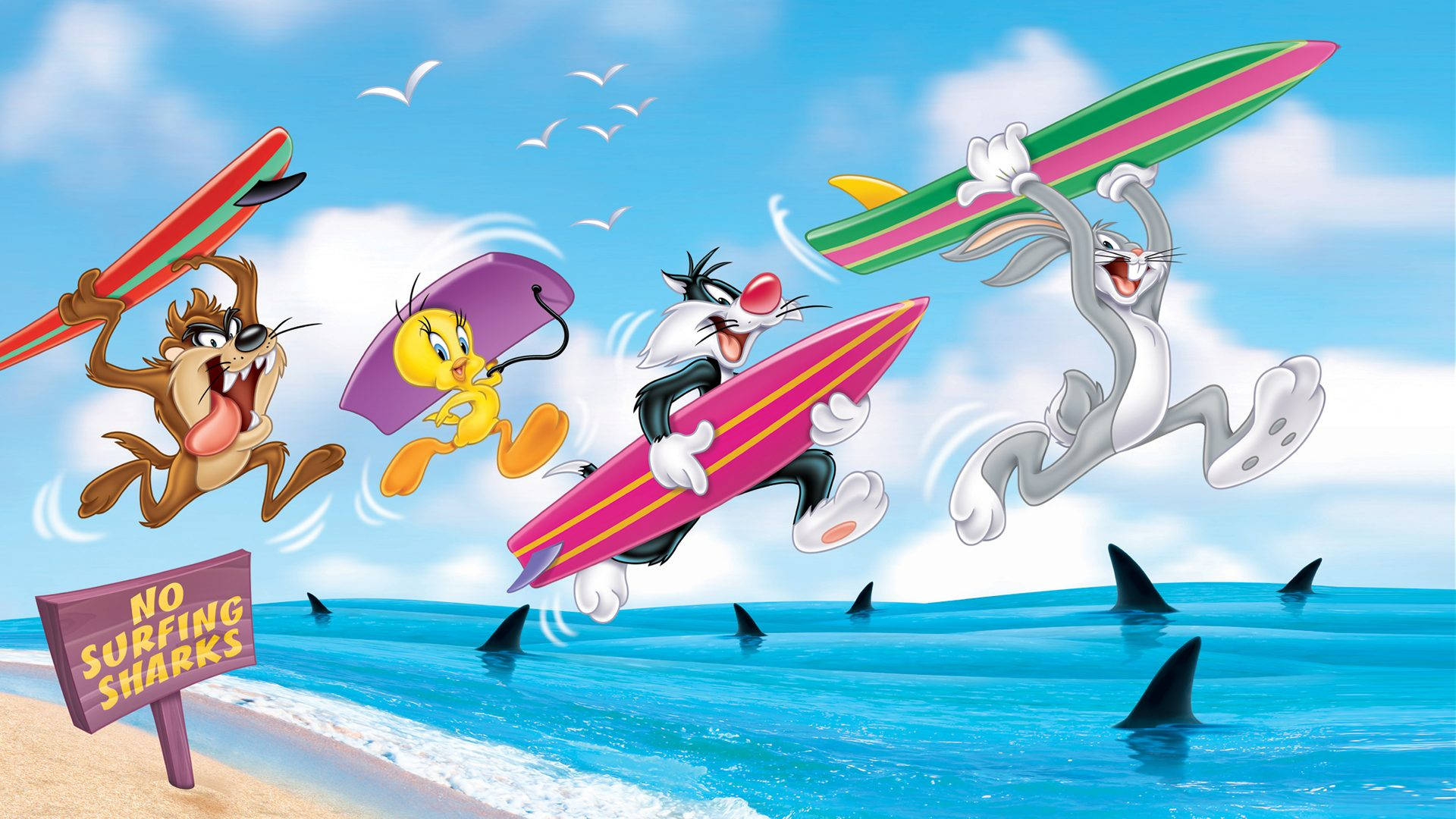Sylvester Surfboard Background