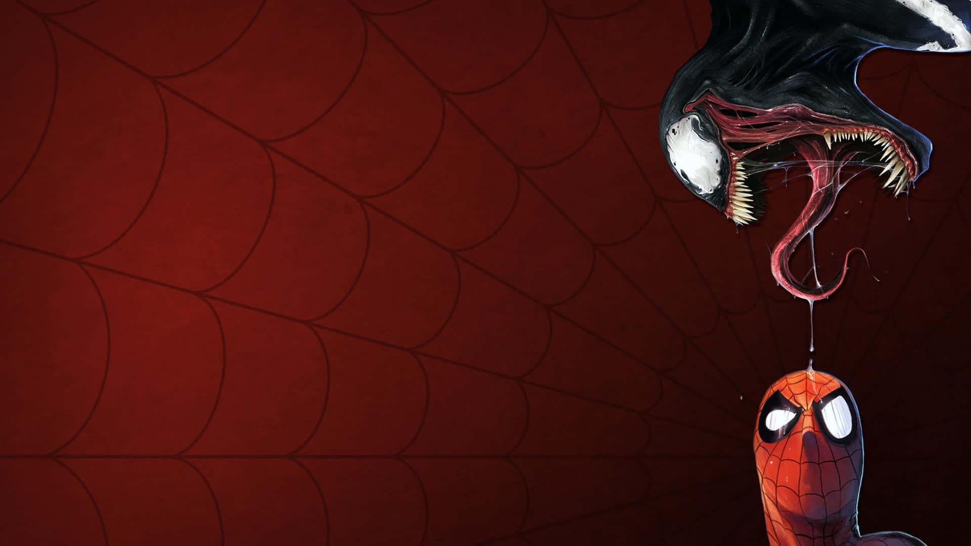 Symbiotic Symbiosis: Venom & Spider Man Background