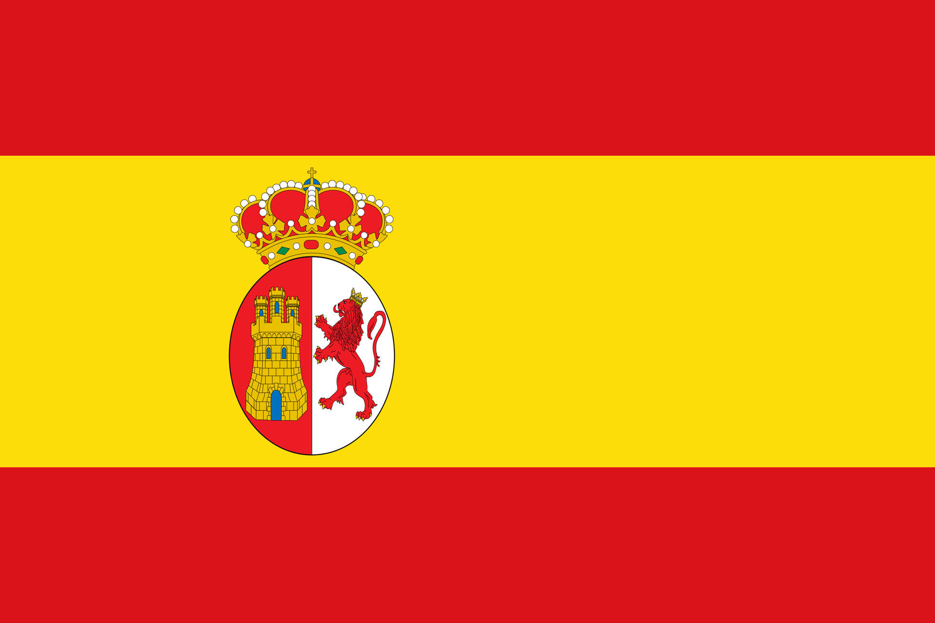 Symbolic Flag Of Spain Background