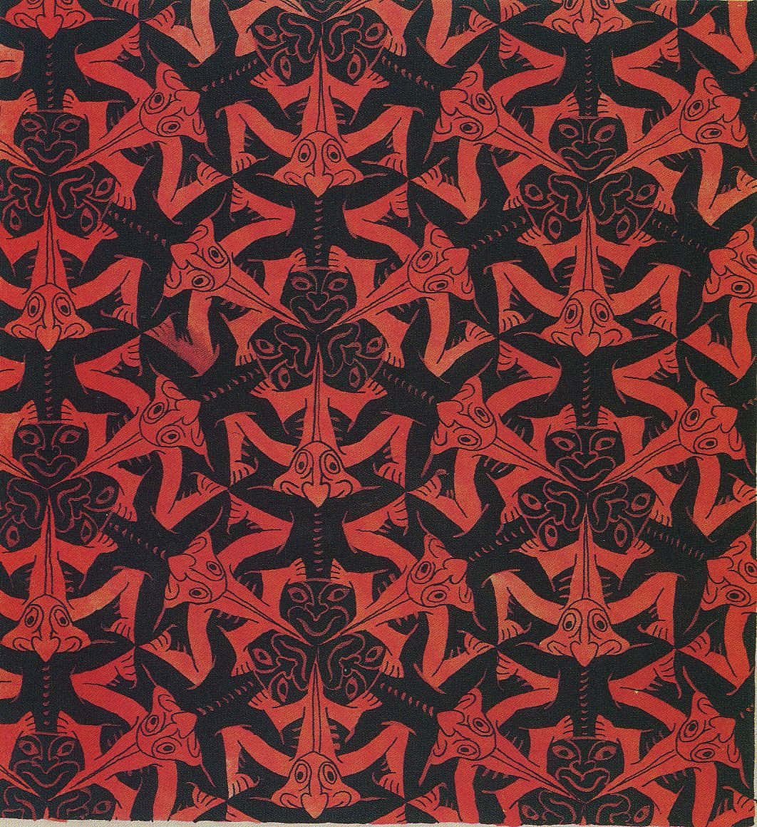 Symmetry Maurits Cornelis Escher Art Background