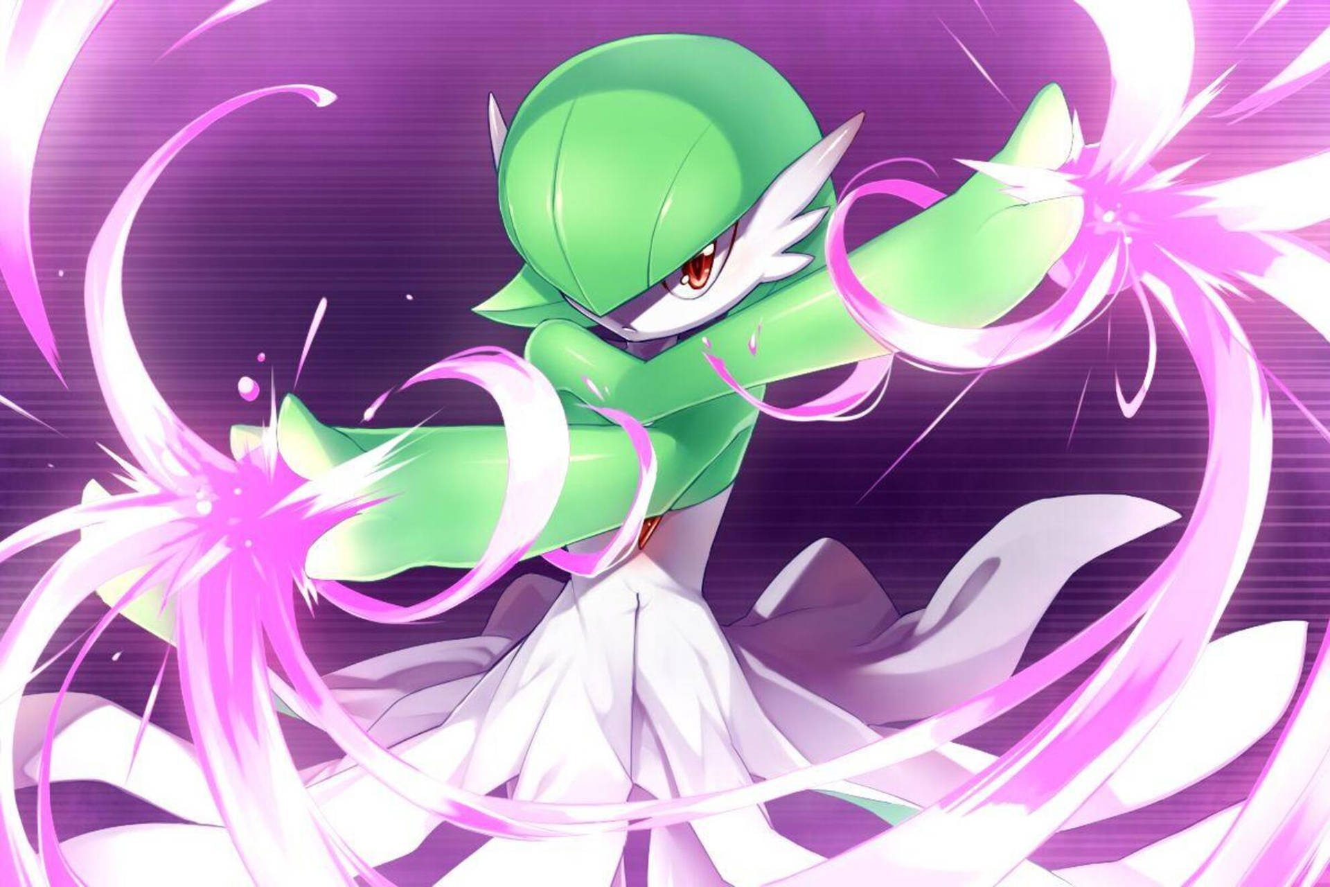 Sync Into The Environment With Gardevoir Background