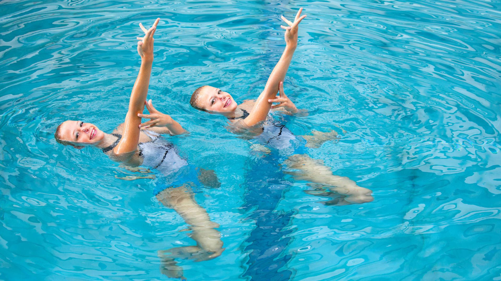 Synchronized Grace - Artistic Swimming Performance