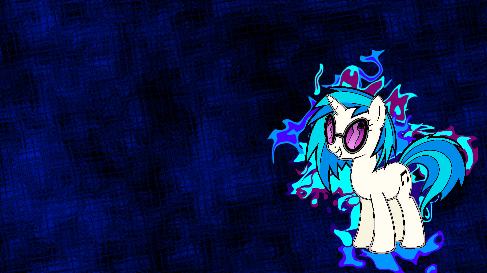 Synthetic Little Pony Sticker Background