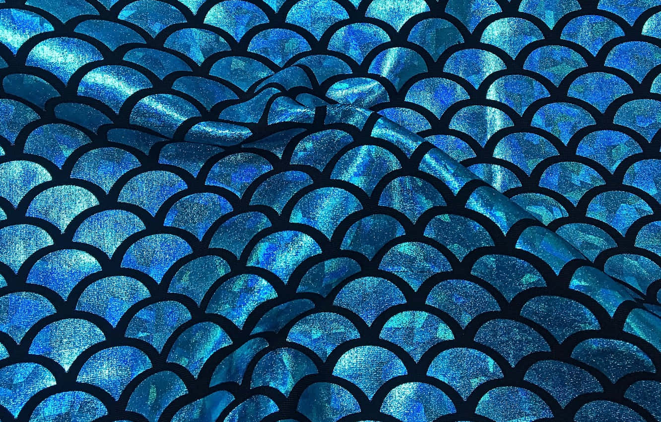 Synthetic Mermaid Scales Background
