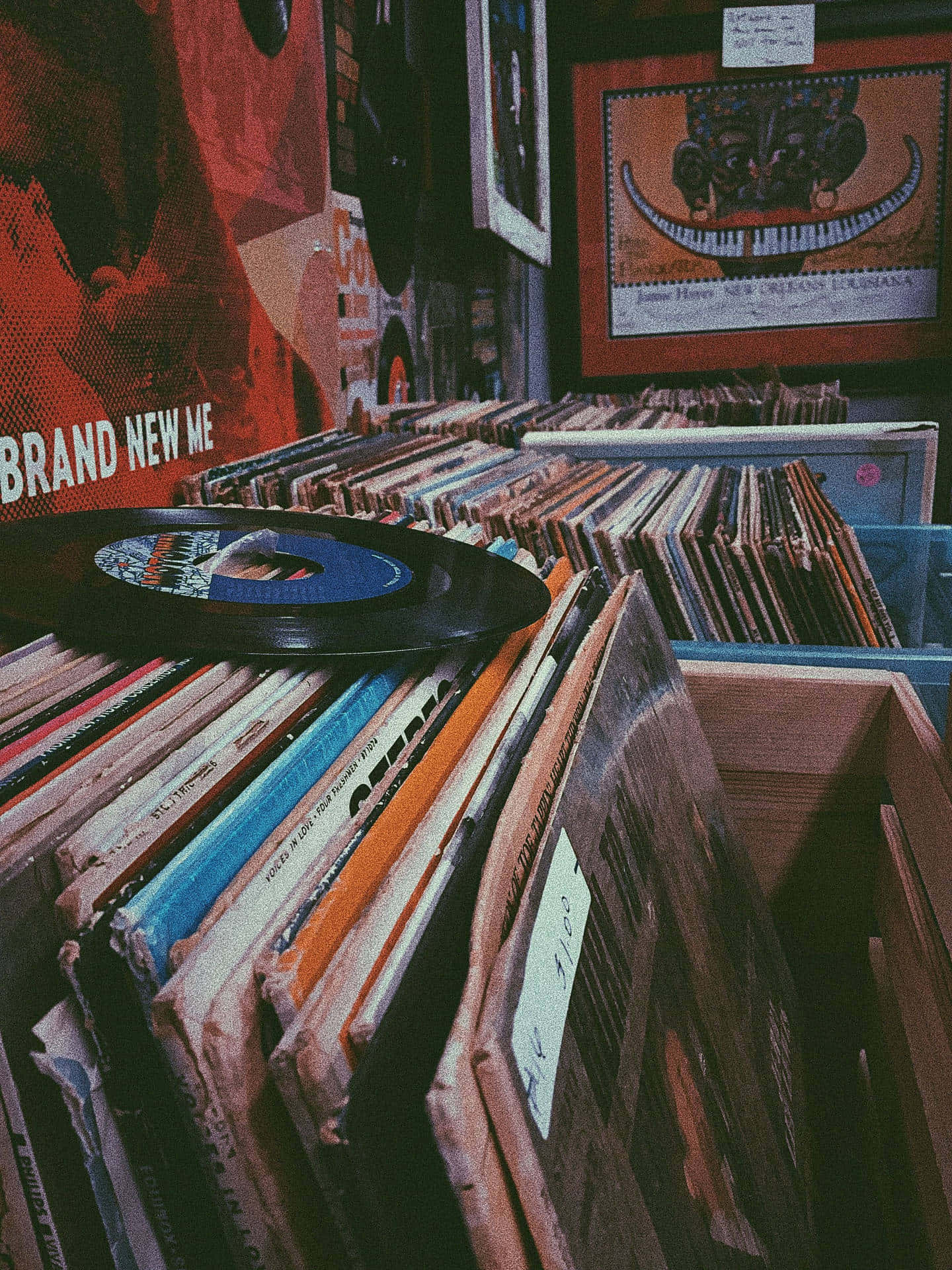 Synthetic Vintage Vinyl Discs