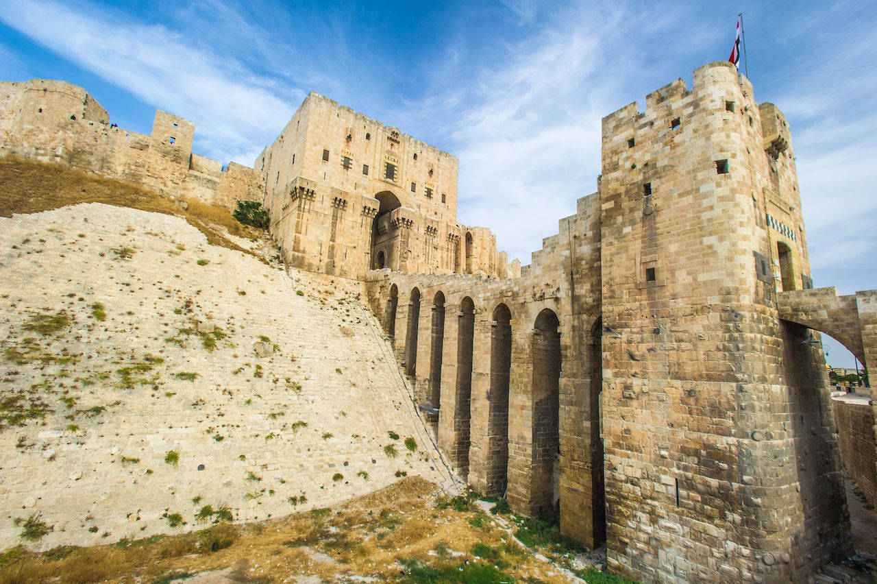 Syria Ancient Landmark Background