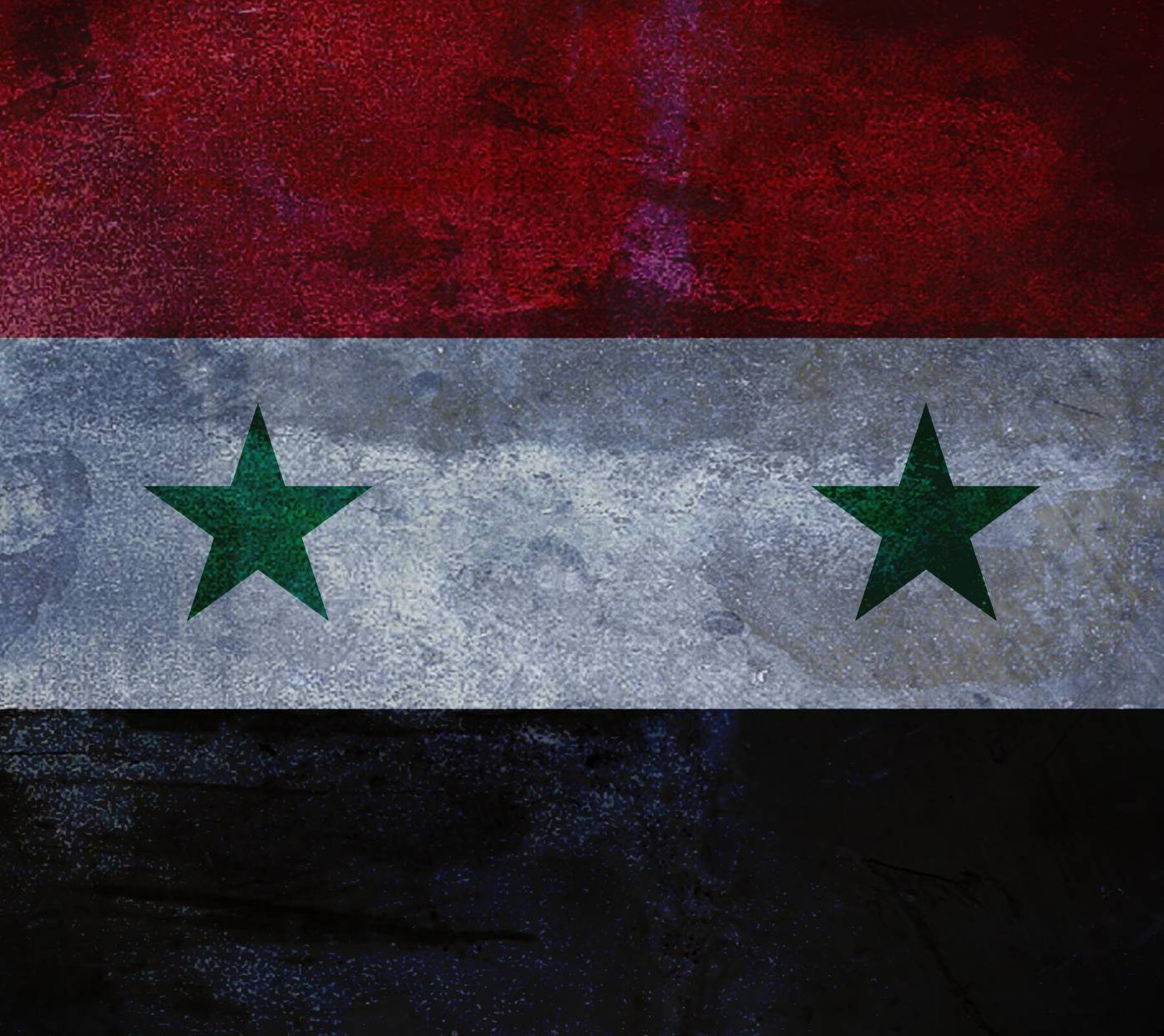 Syria National Flag Background