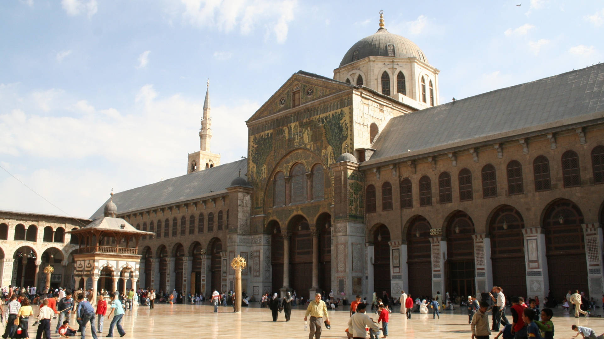 Syria Umayyad Mosque Background