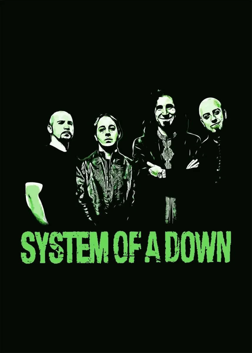 Systemofa Down Band Graphic Background