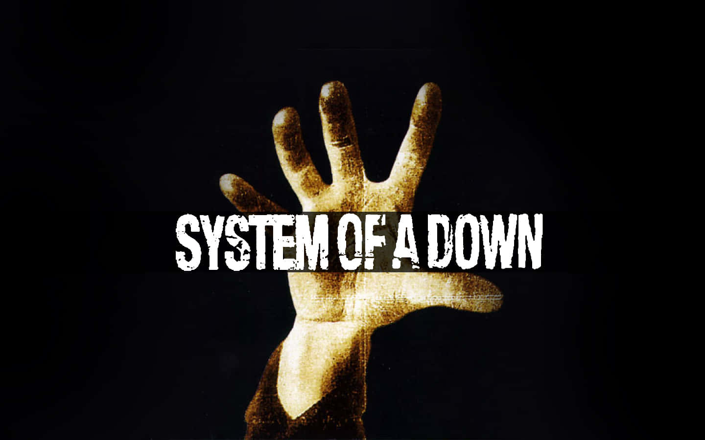 Systemofa Down Hand Logo Background