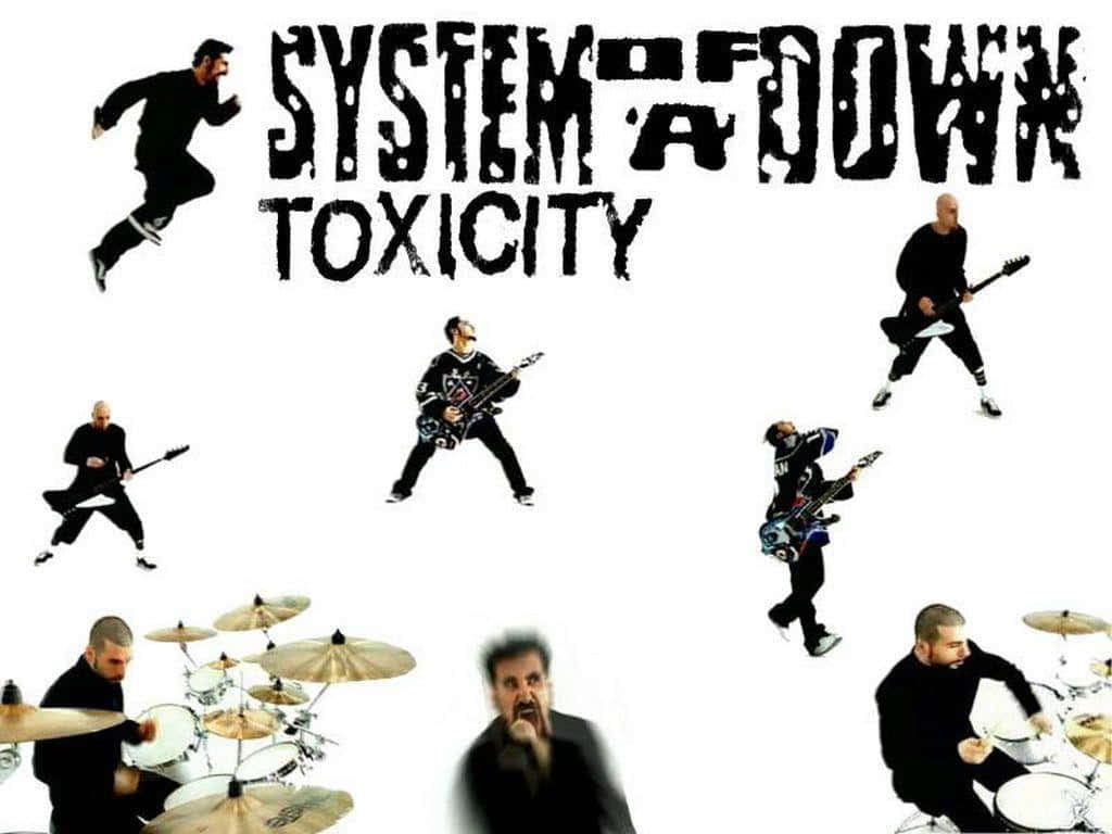 Systemofa Down Toxicity Album Cover Background