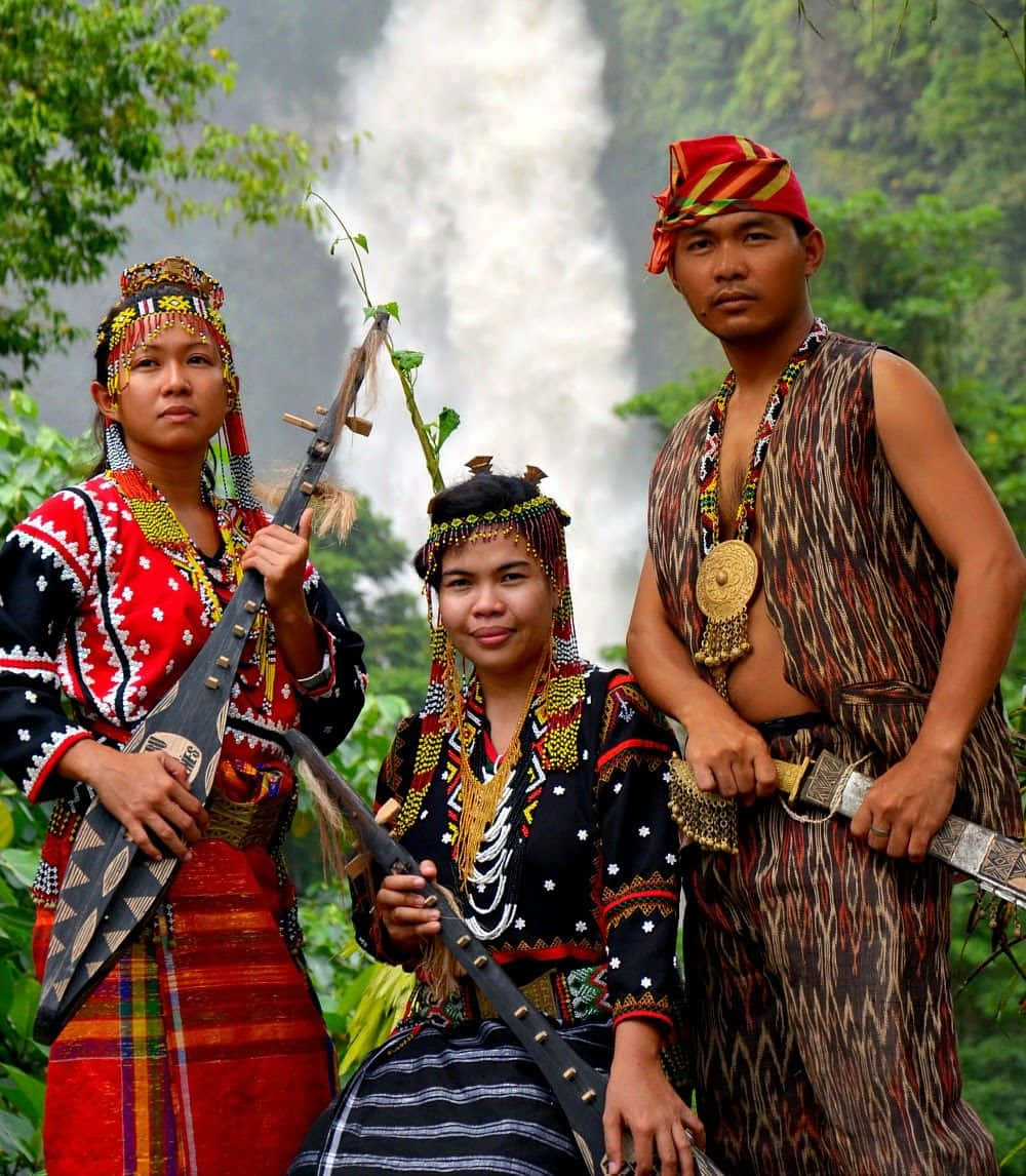 T'boli Traditional Attire Background