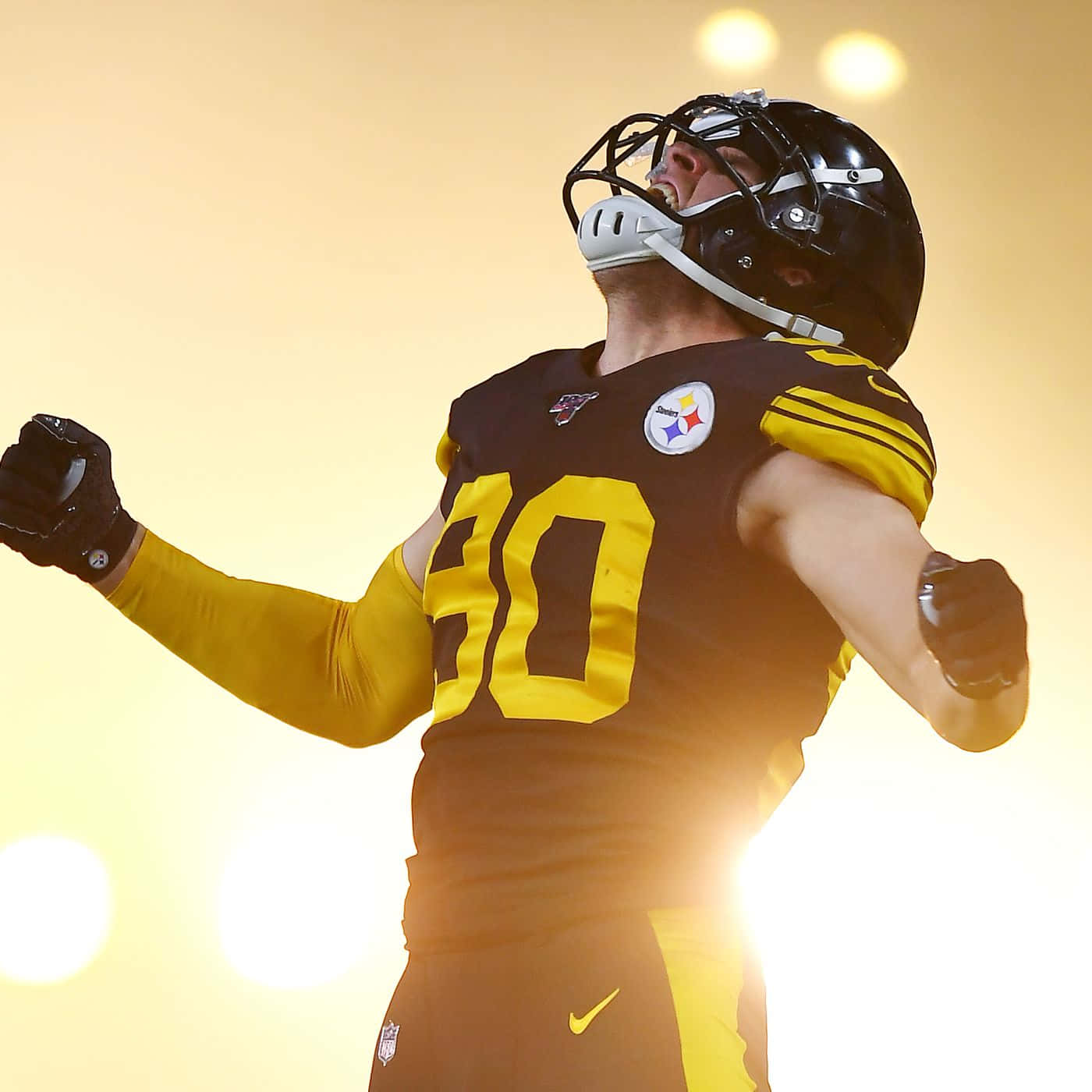 T.j. Watt Victory Pose Background