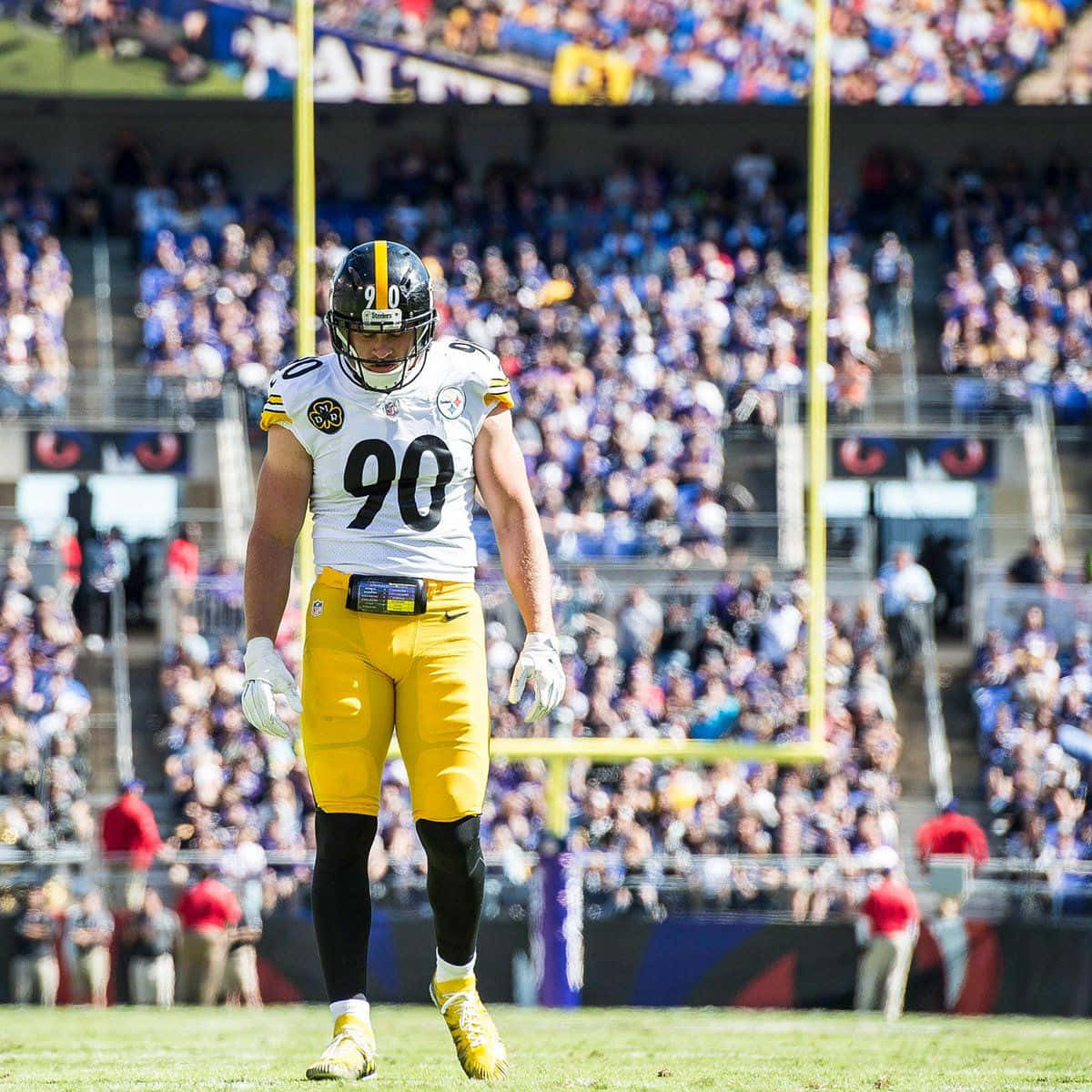 T.j. Watt Whole-body Shot Background