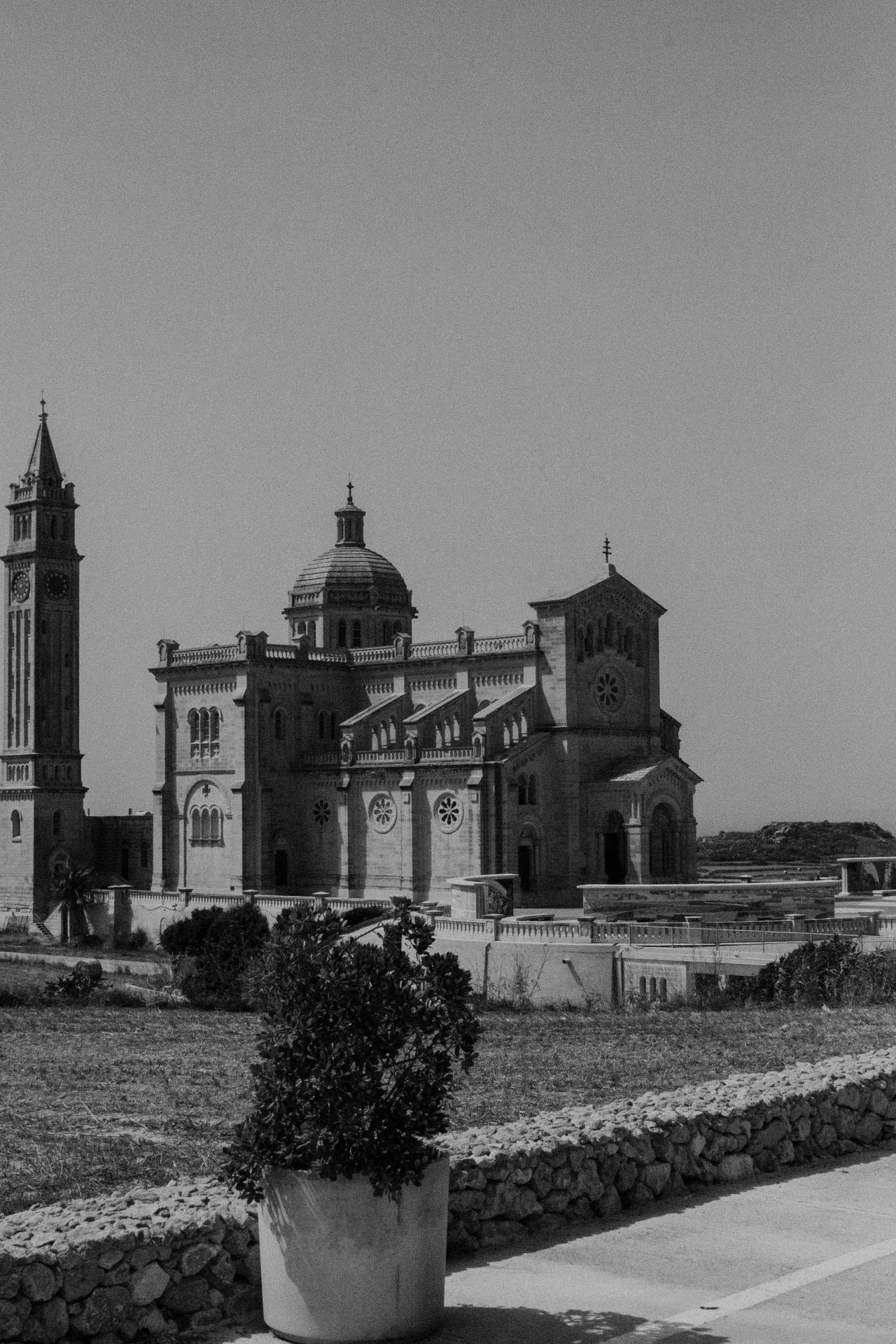 Ta' Pinu National Shrine Malta Background