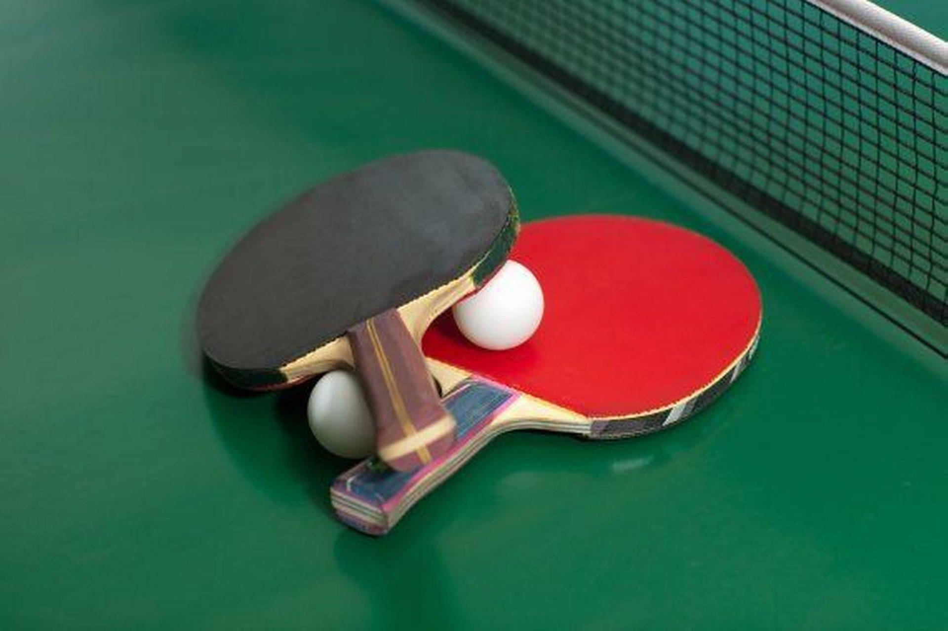 Table Tennis Classic Set Piece Background