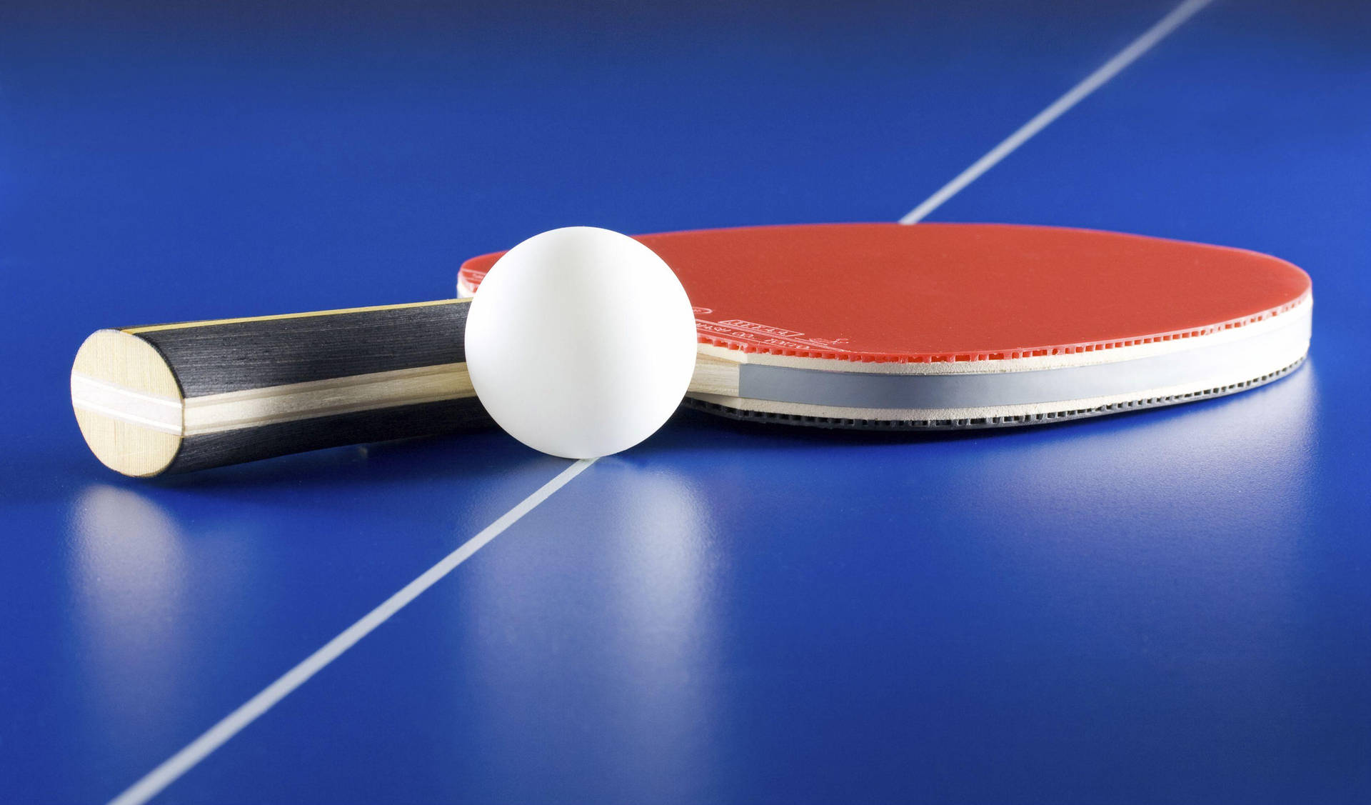 Table Tennis Paddle Set Background