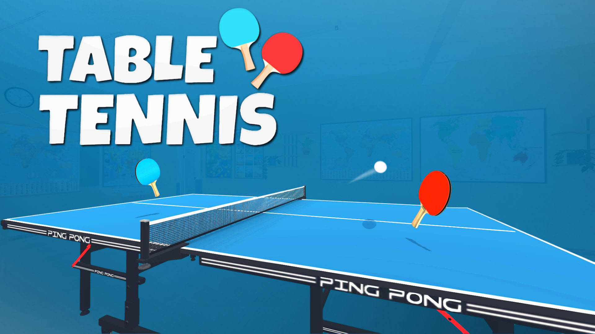 Table Tennis Switch Hero Game Background