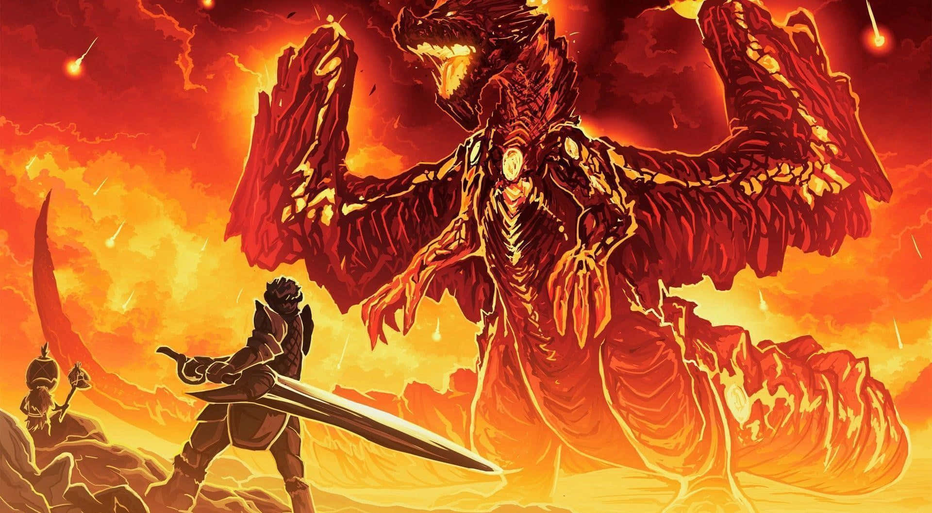 Tackle The Unthinkable With Monster Hunter Desktop Background