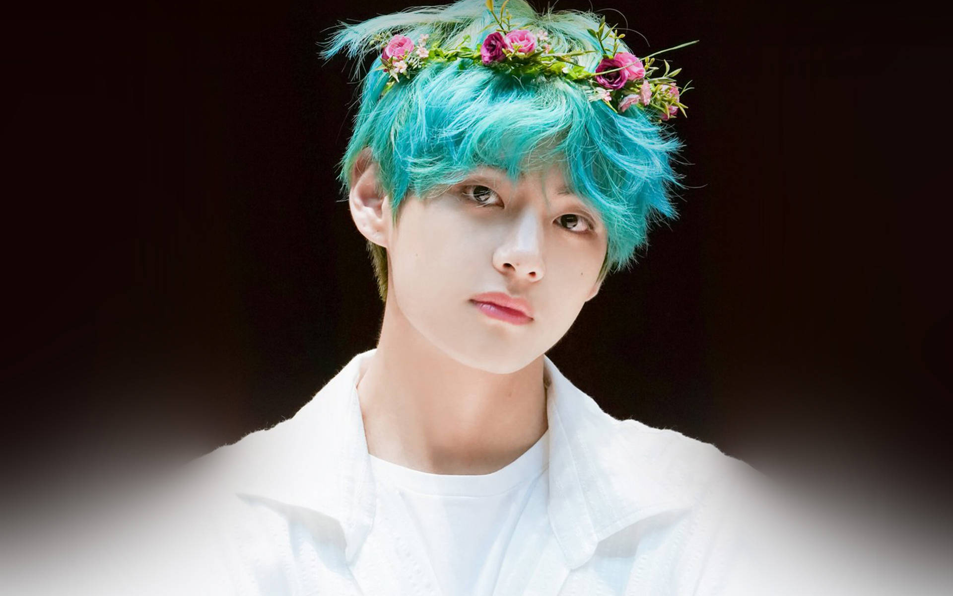 Taehyung Flower Crown Background