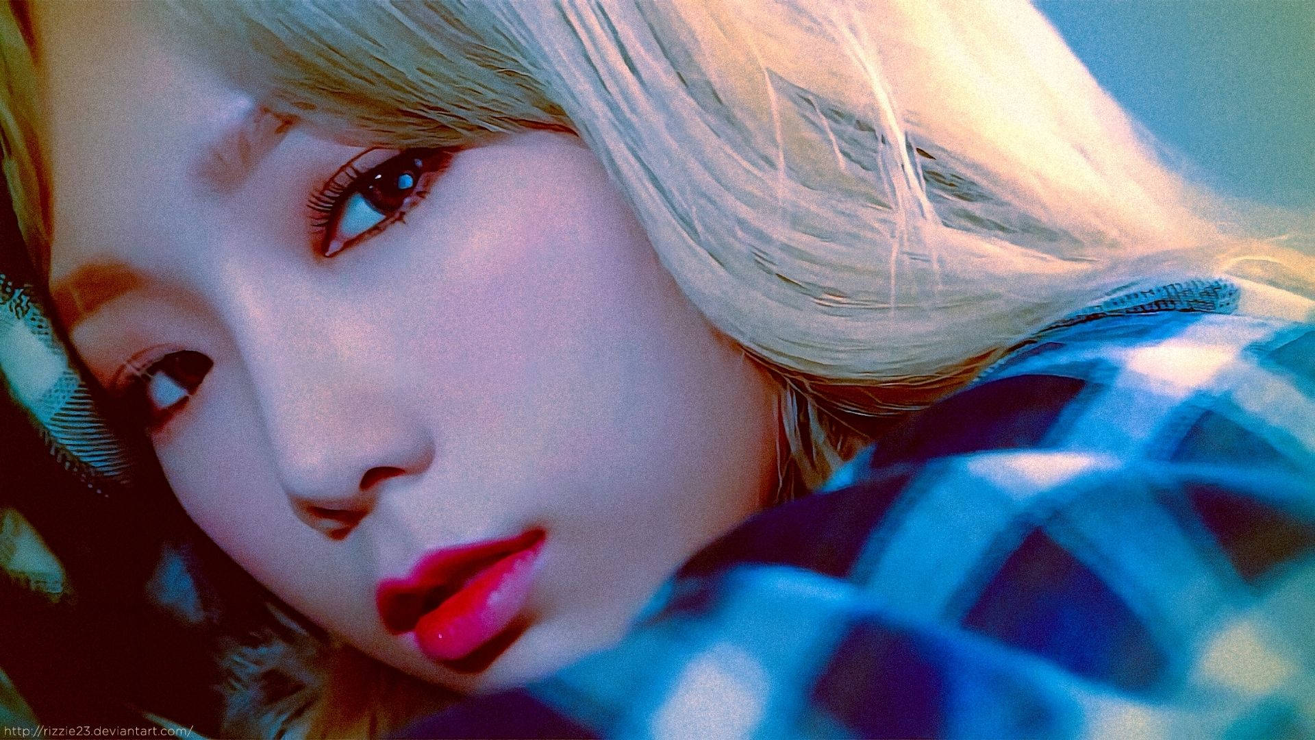 Taeyeon Close-up Face Background