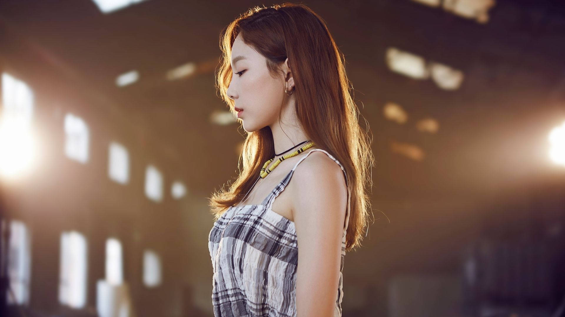 Taeyeon Side View Background