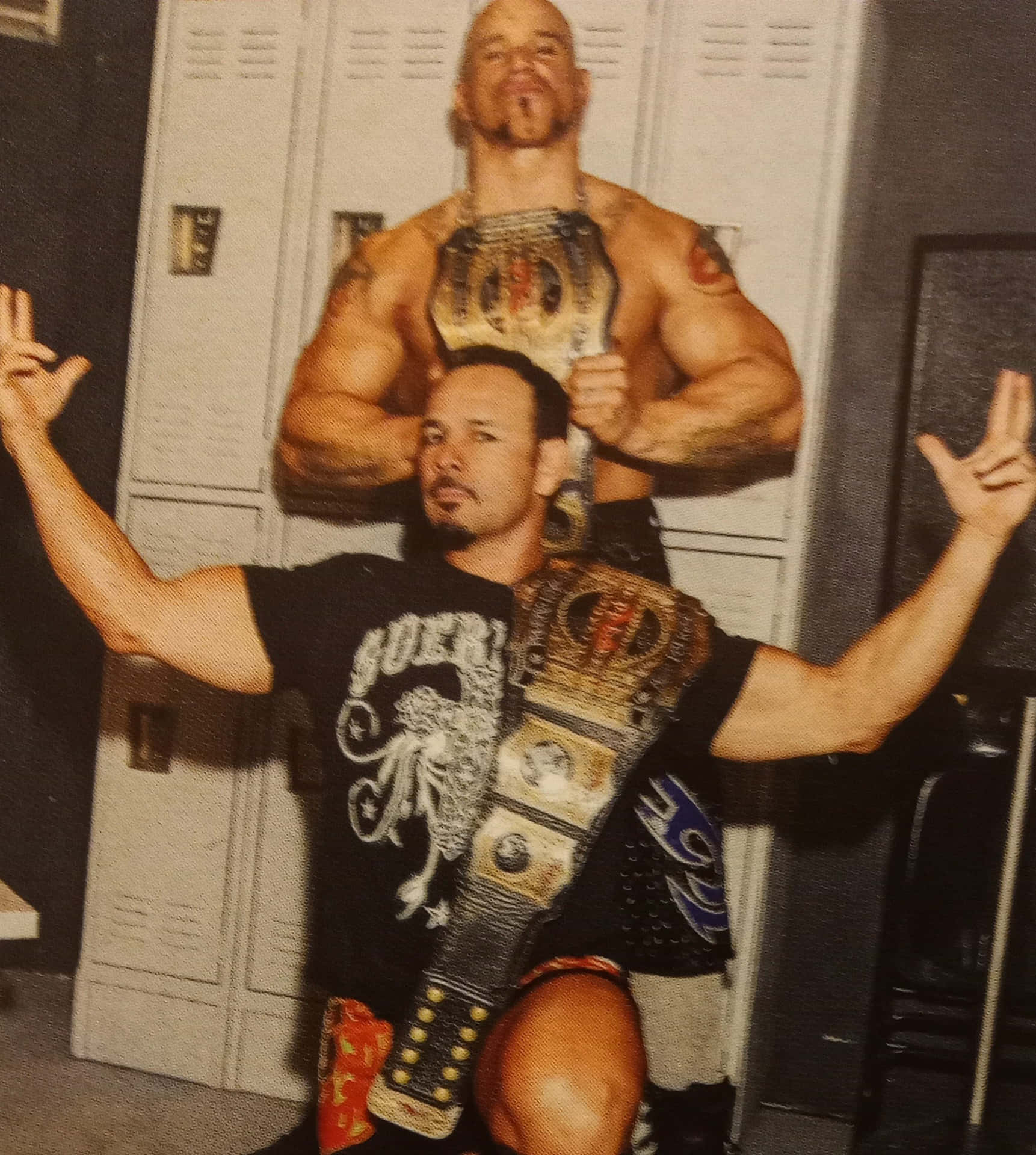 Tag Team Champions Chavo Guerrero And Hernandez Background