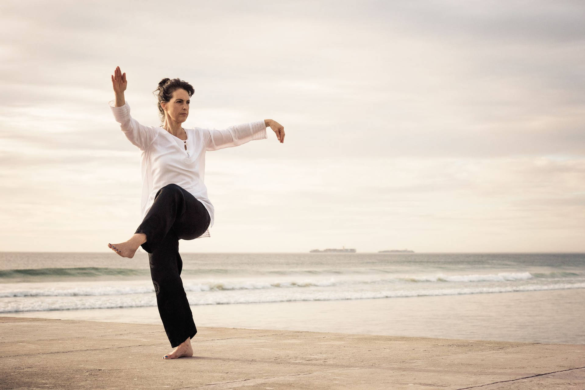 Tai Chi Balancing Exercise Background