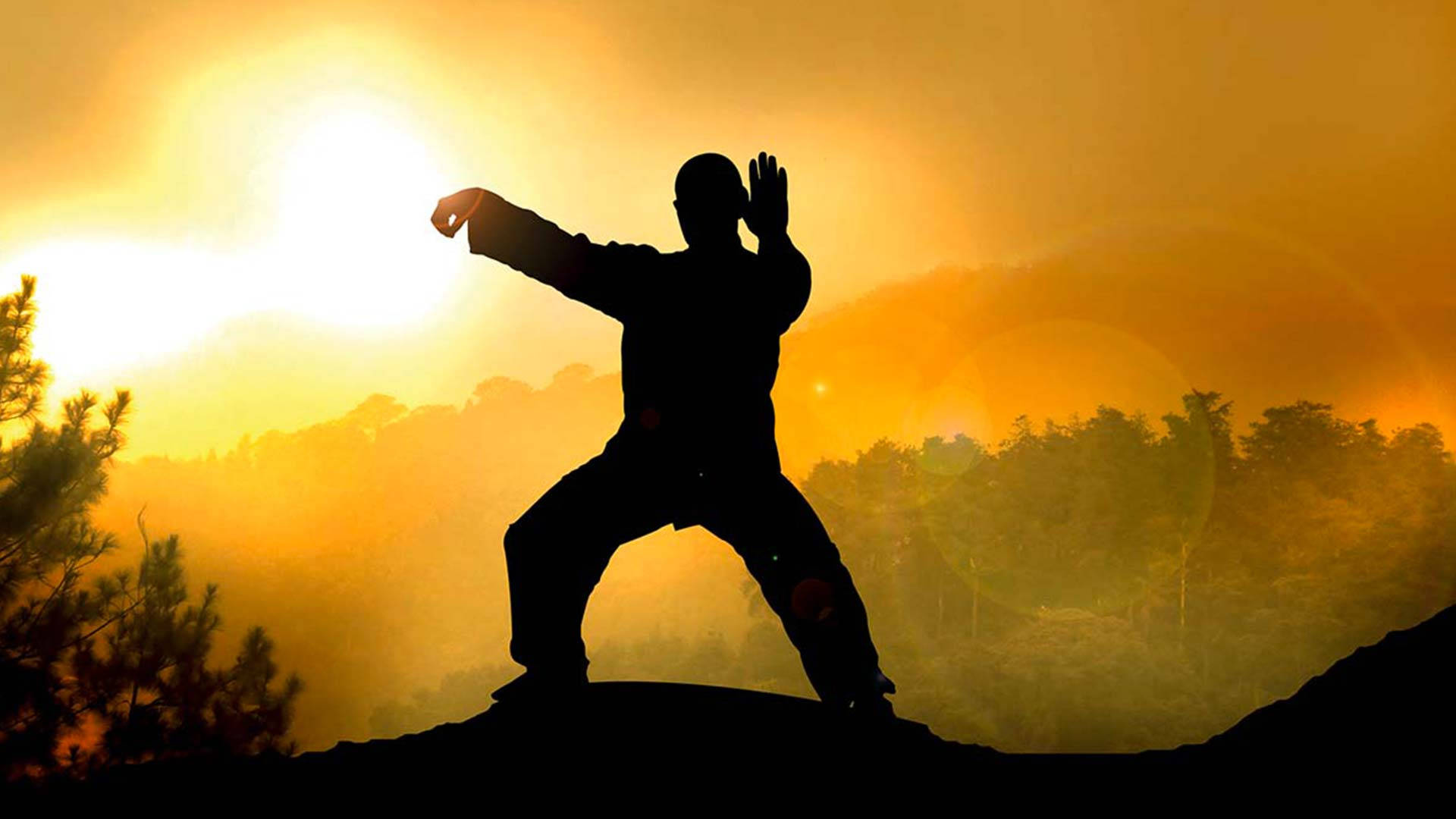 Tai Chi In The Mountains Background