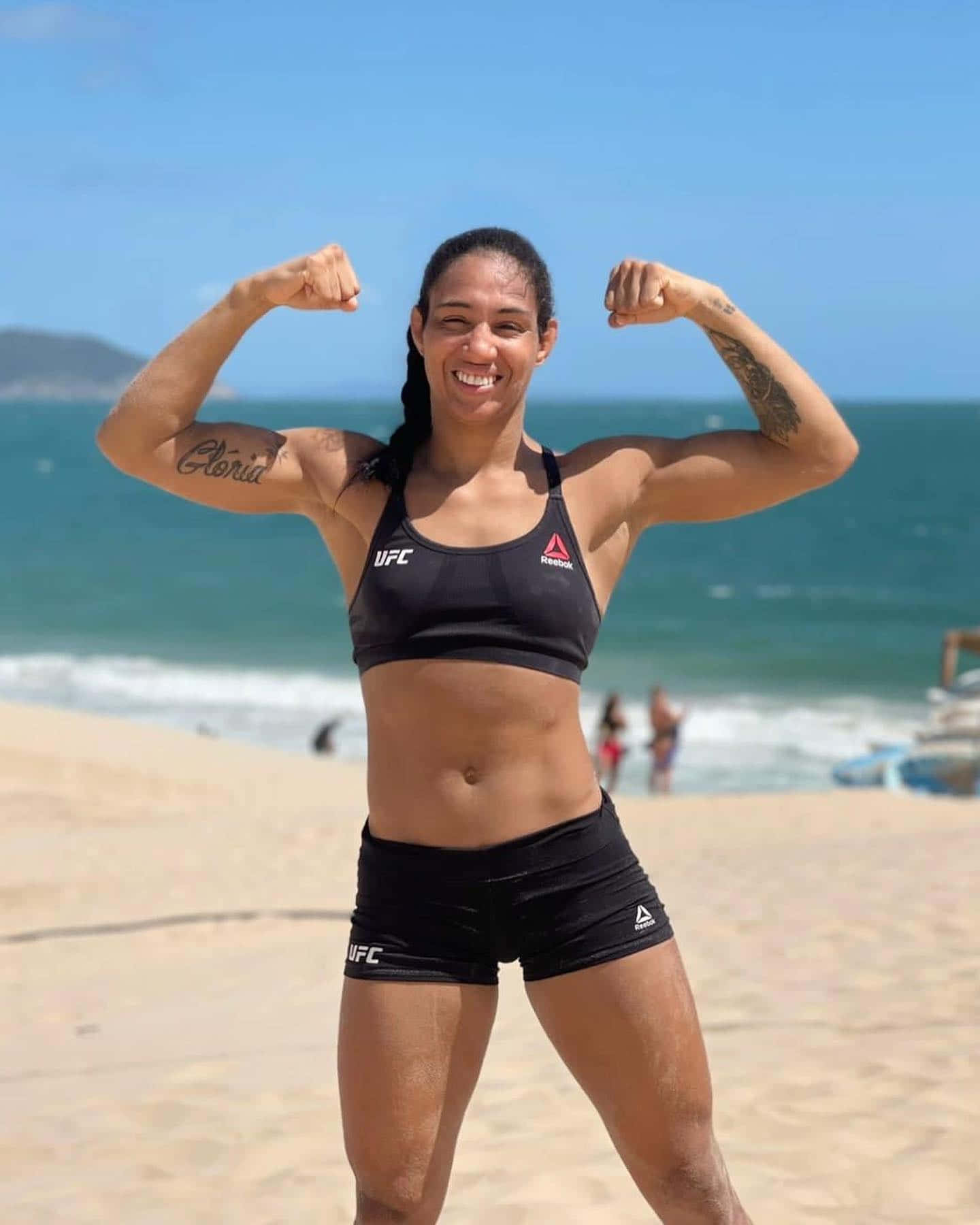 Taila Santos At The Beach