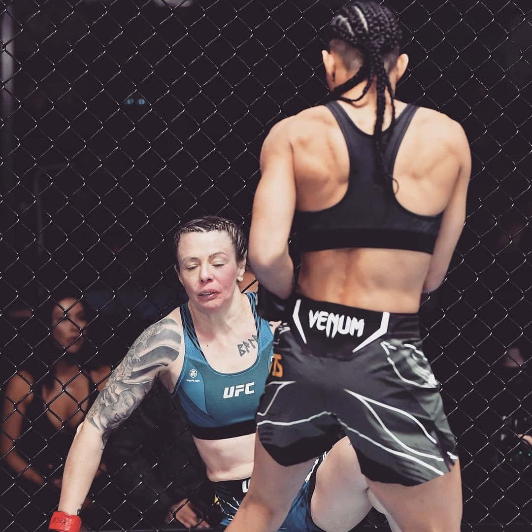 Taila Santos Looking At Calderwood Background