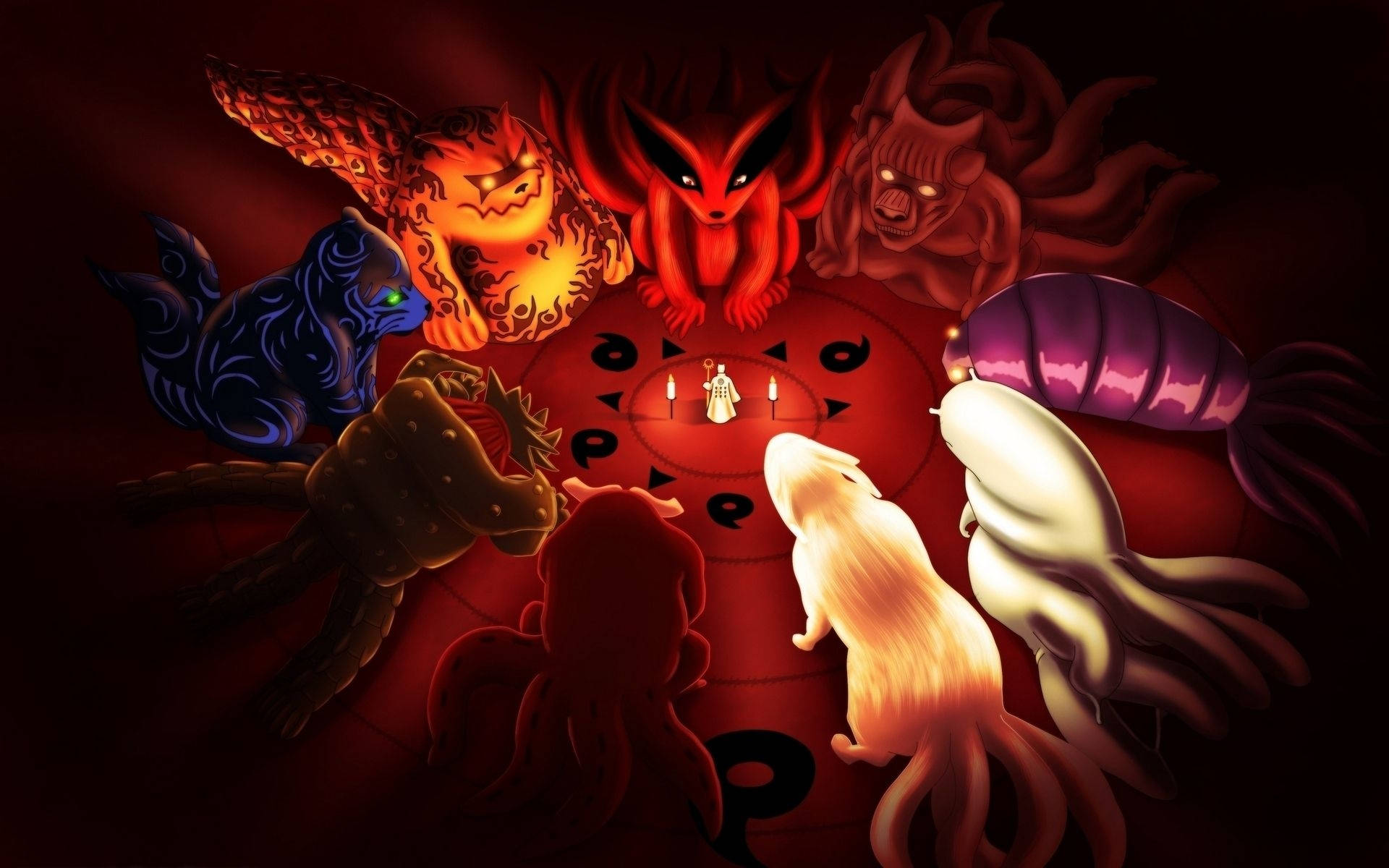 Tailed Beasts And Hagoromo Ōtsutsuki Naruto Laptop Background