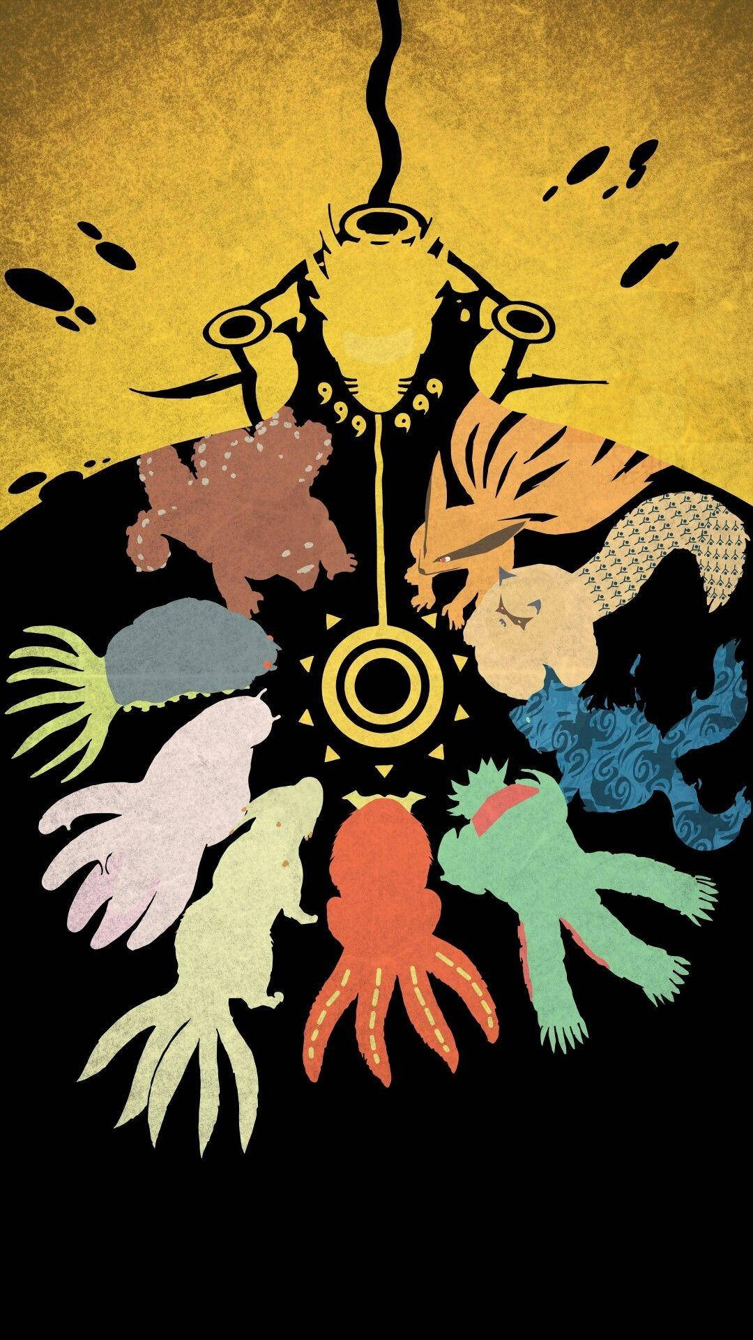 Tailed Beasts Naruto Phone Background