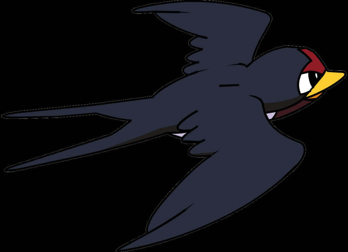 Taillow Flying Back-view Background