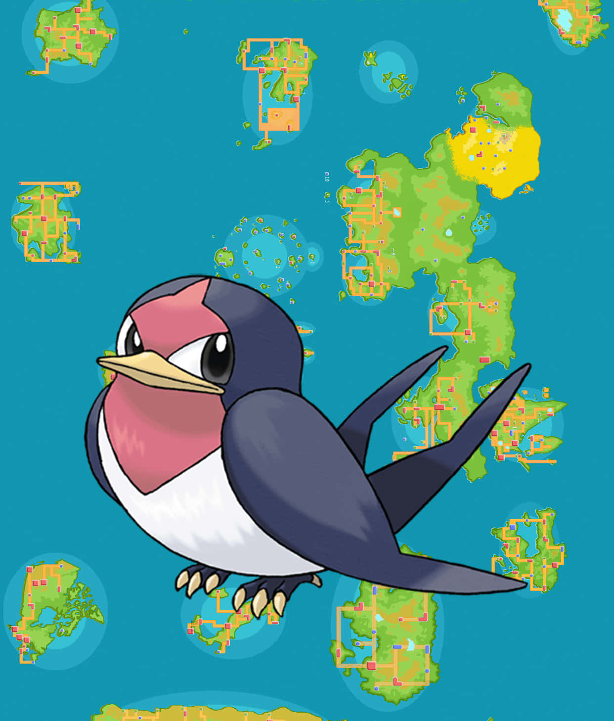 Taillow Map Backdrop Background