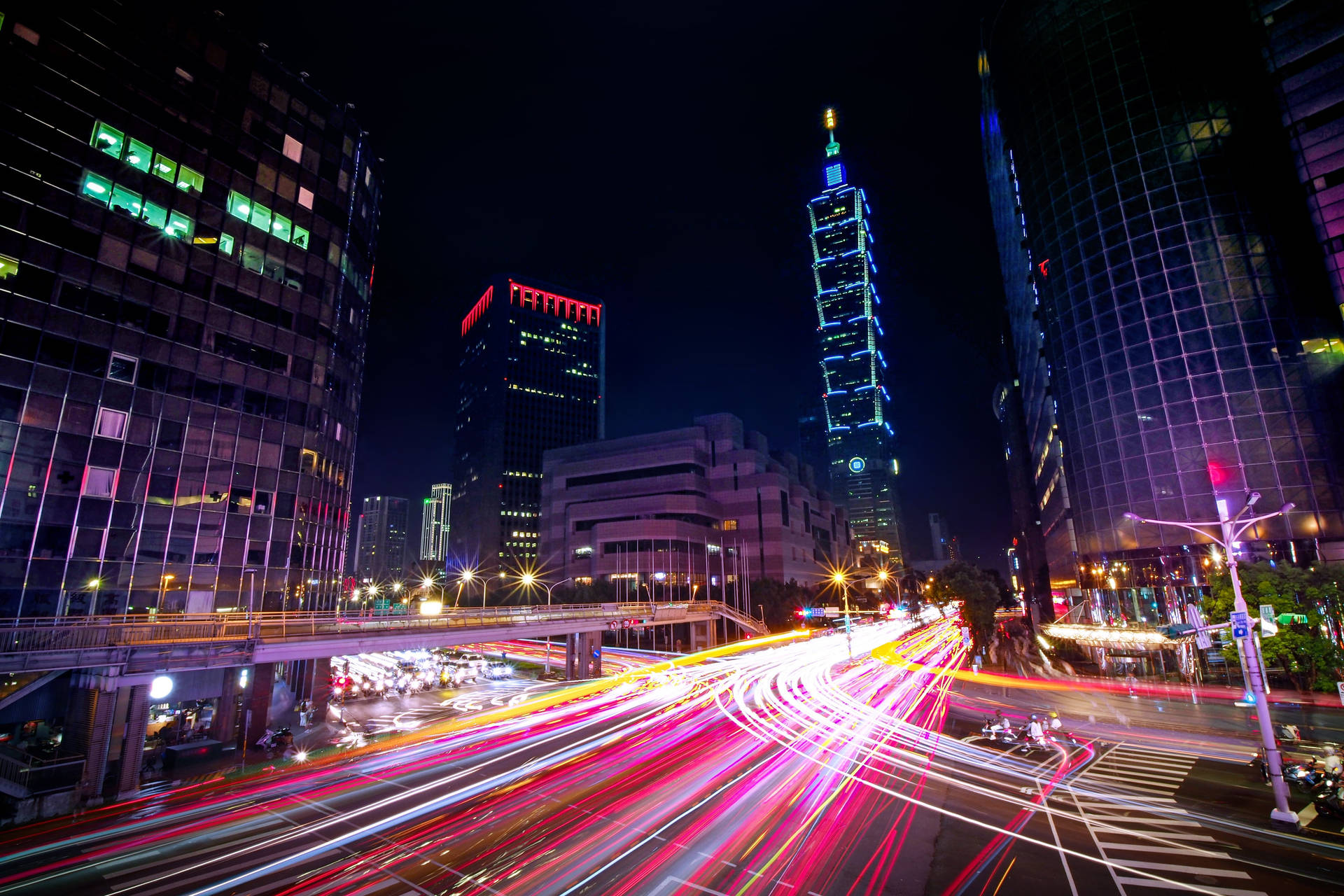 Taiwan City Time-lapsed Background