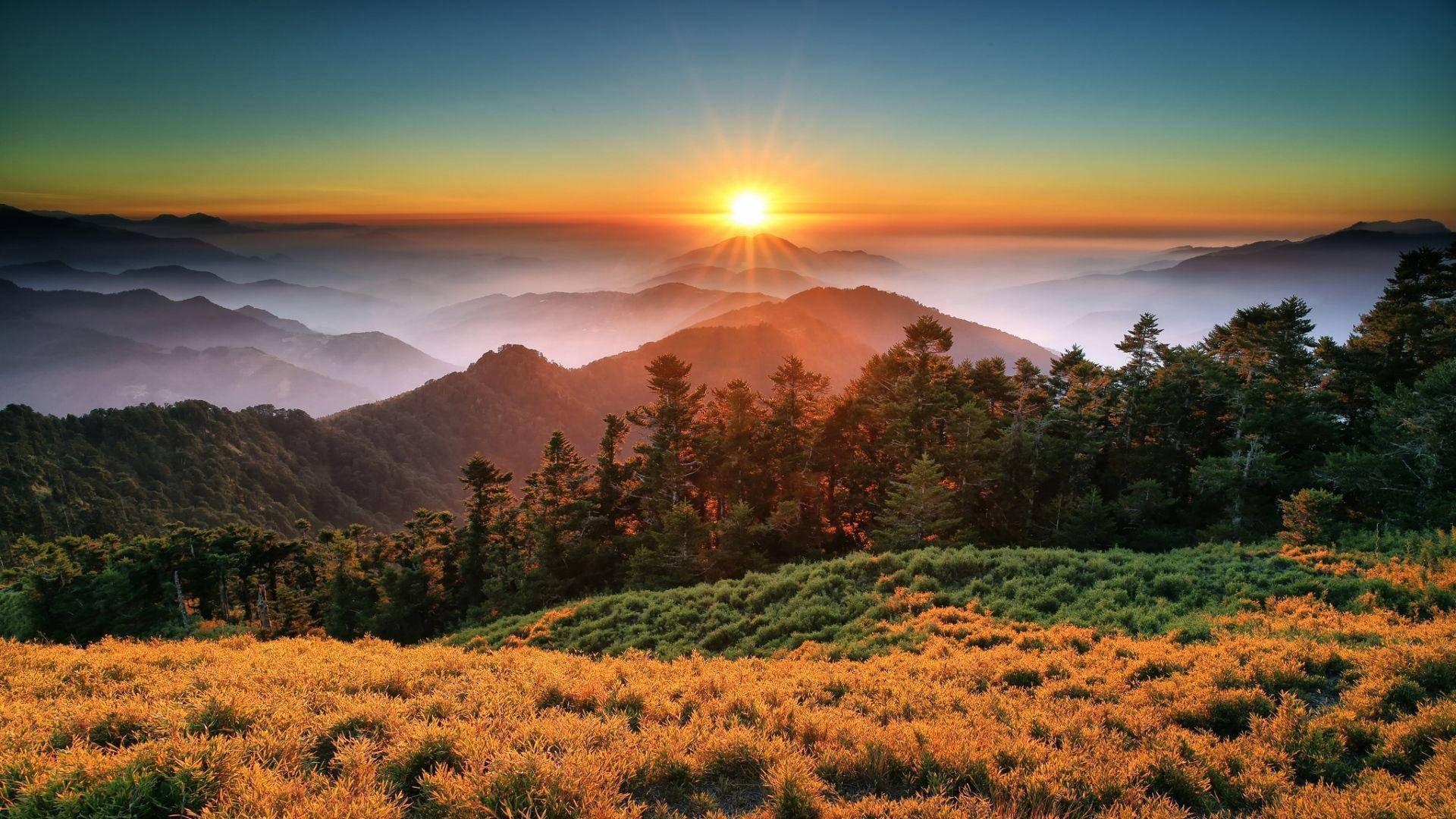 Taiwan Mountain Landscape