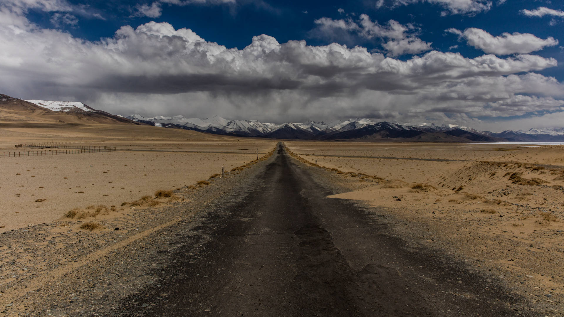 Tajikistan Desert Road