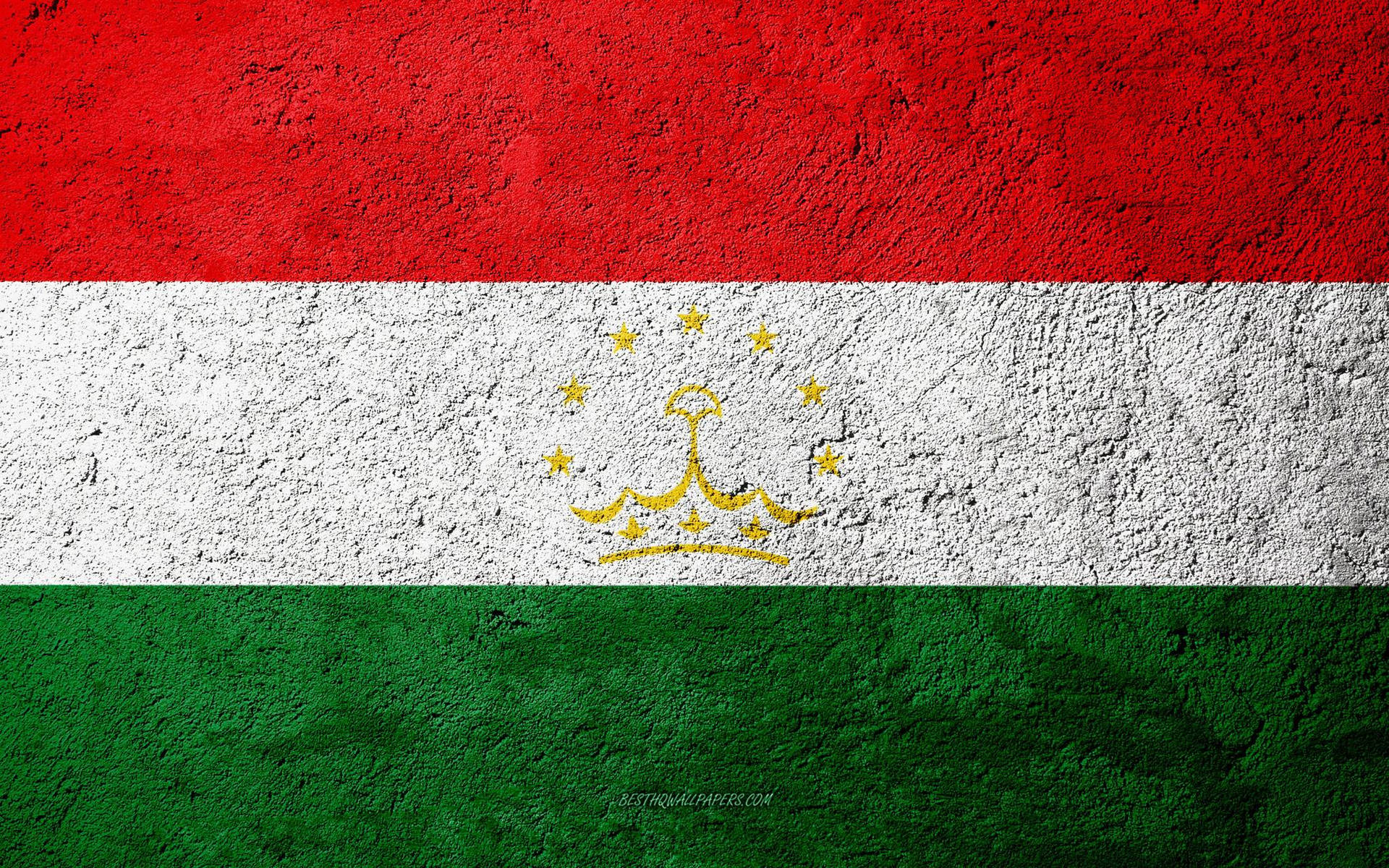 Tajikistan Flag Artwork Background