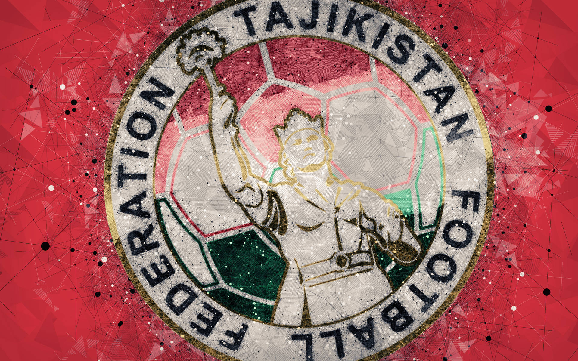 Tajikistan Football Federation Team Logo