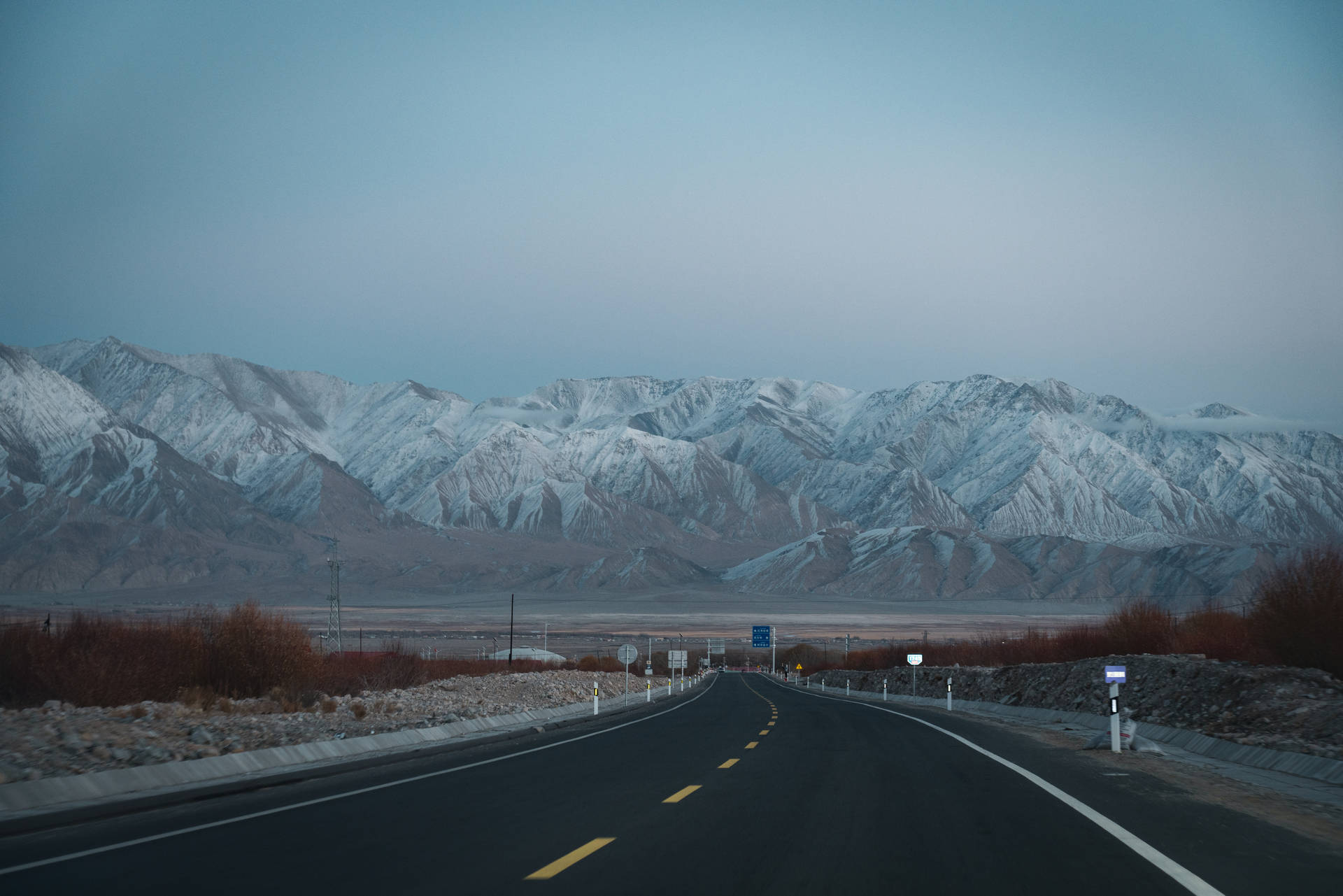 Tajikistan Gloomy Weather Background