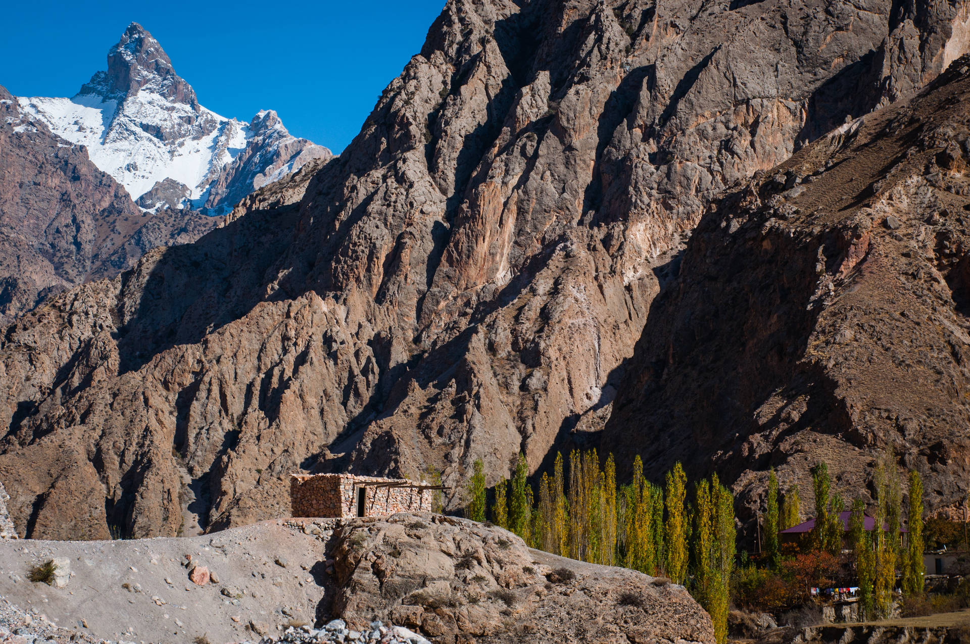 Tajikistan High Yaghnob Valley Background