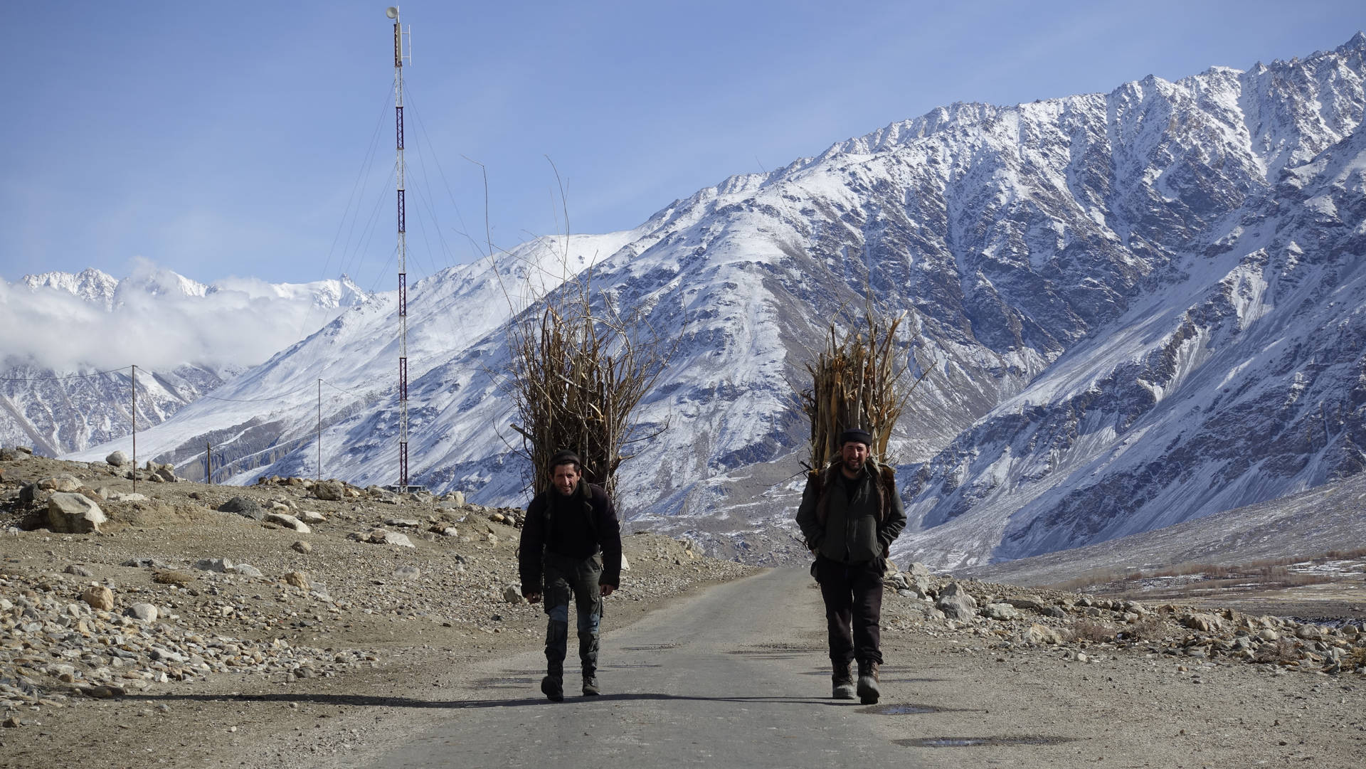 Tajikistan People White Mountain