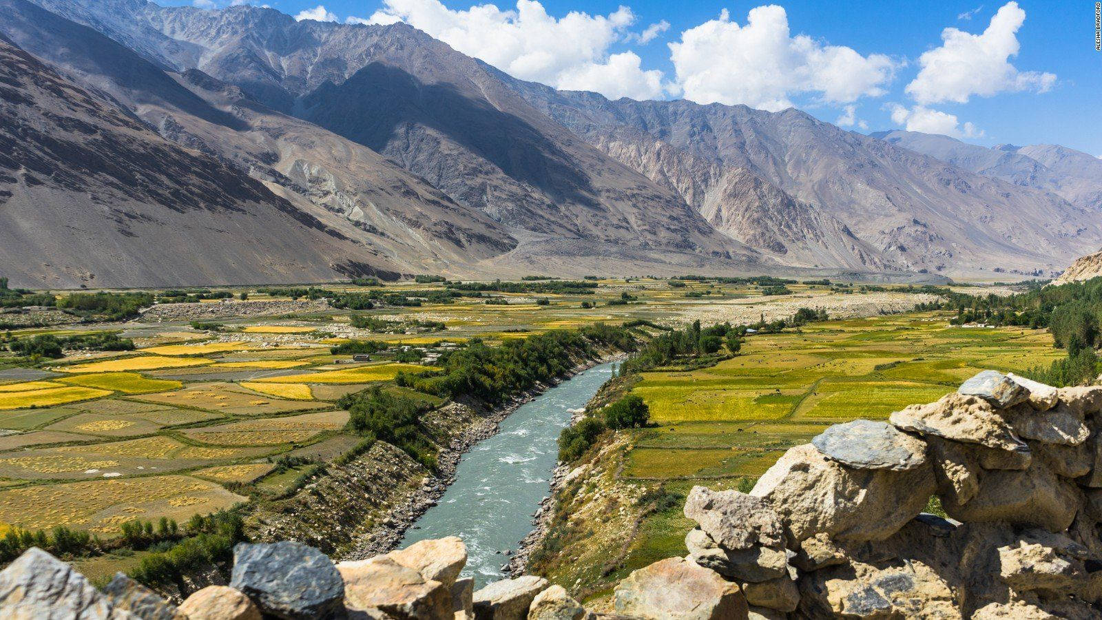 Tajikistan River Valley