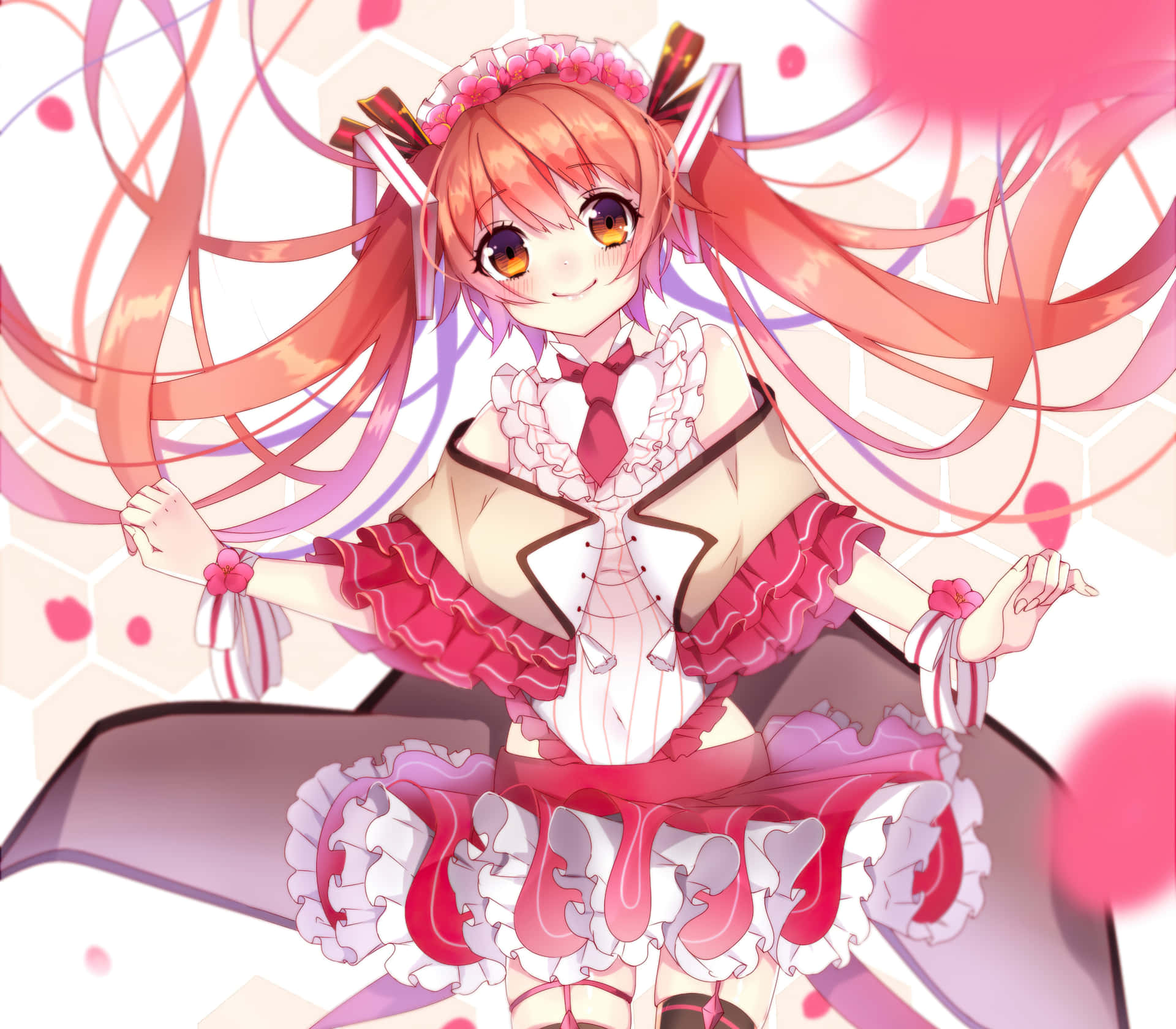 Take A Beautiful Journey Of Discovery With The Mesmerising Sakura Miku