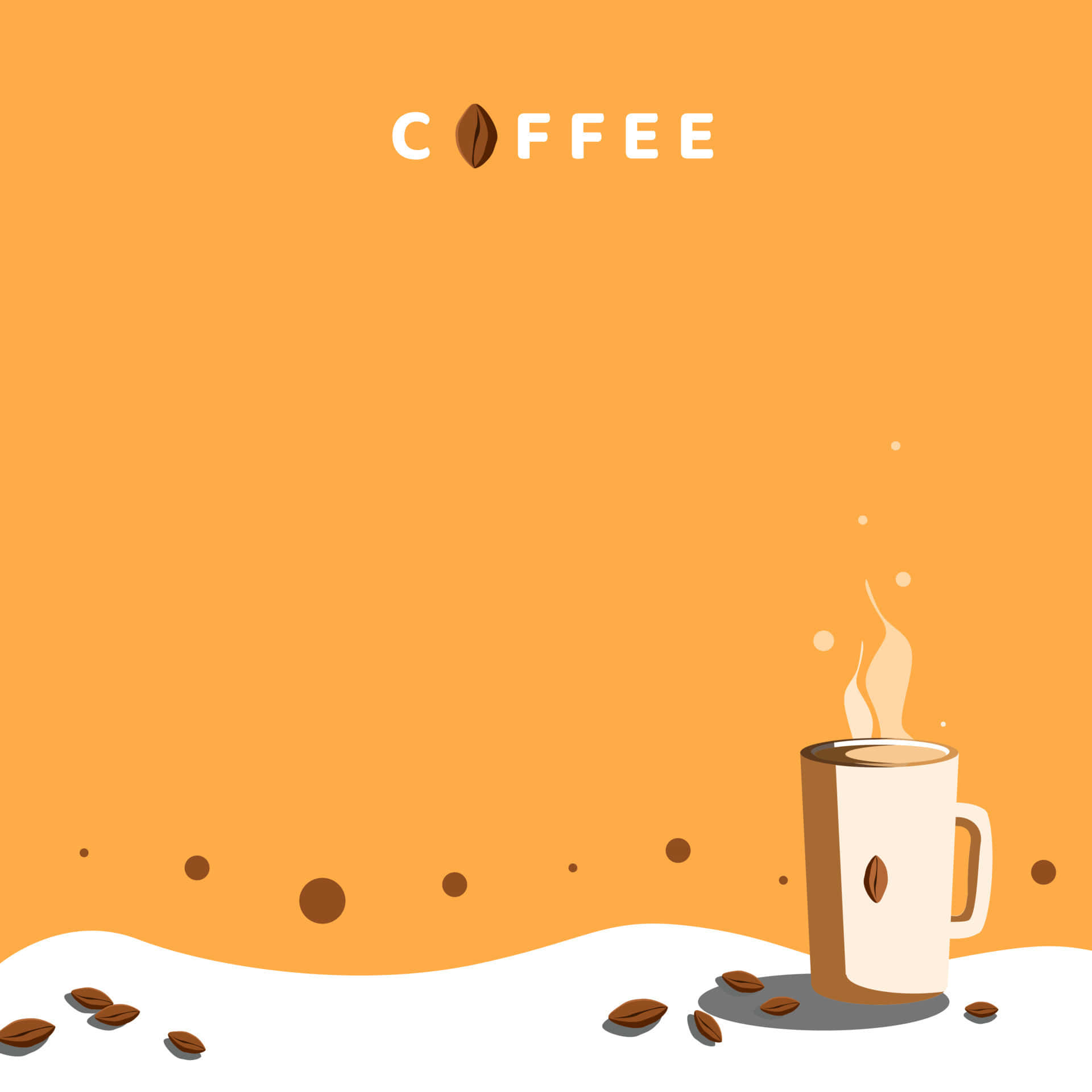 Take A Break And Indulge In A Tasty Cup Of Cute Coffee! Background