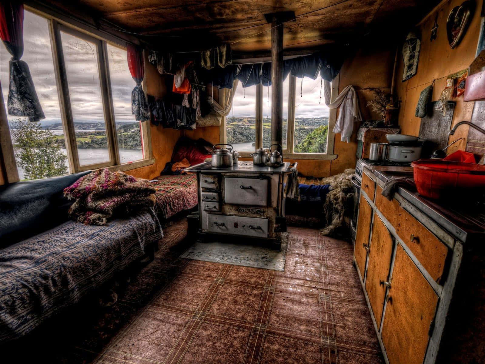 Take A Break This Winter And Snuggle Up With A Cup Of Hot Cocoa In Your Cozy Home. Background